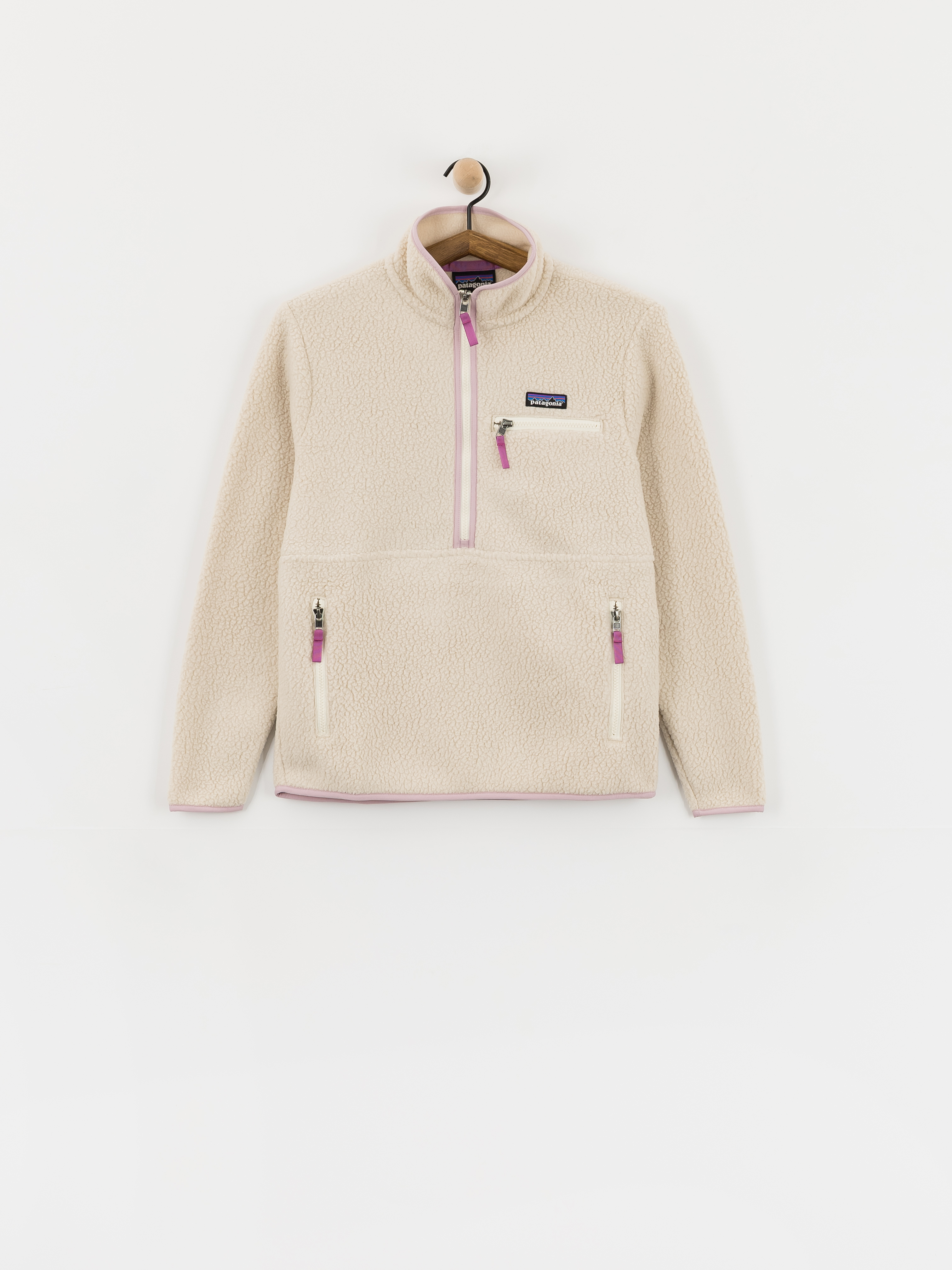 Fleecová mikina Patagonia Retro Pile Marsupial Wmn (dark natural)