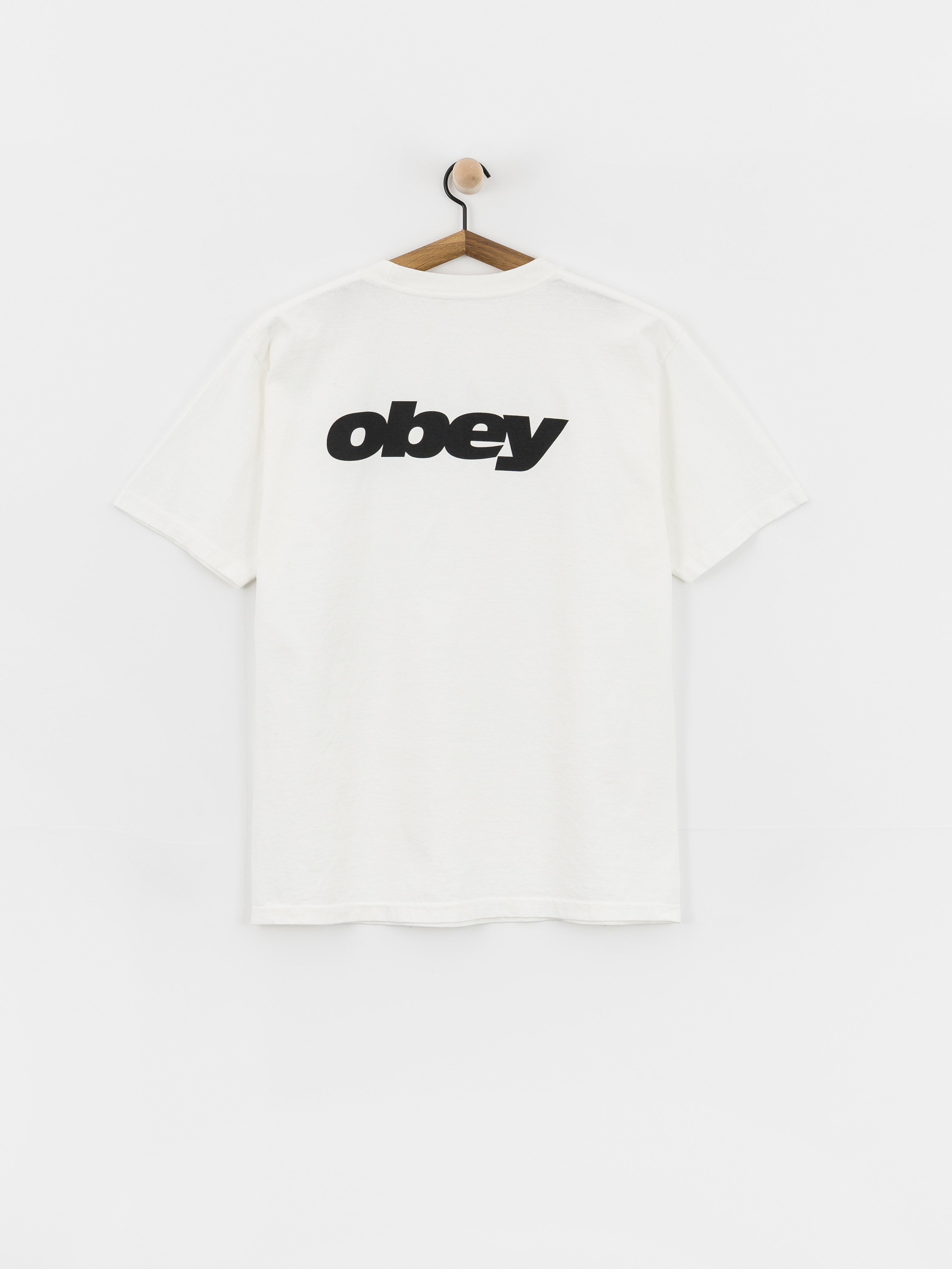 Tričko OBEY Bounce (pigment vintage white)