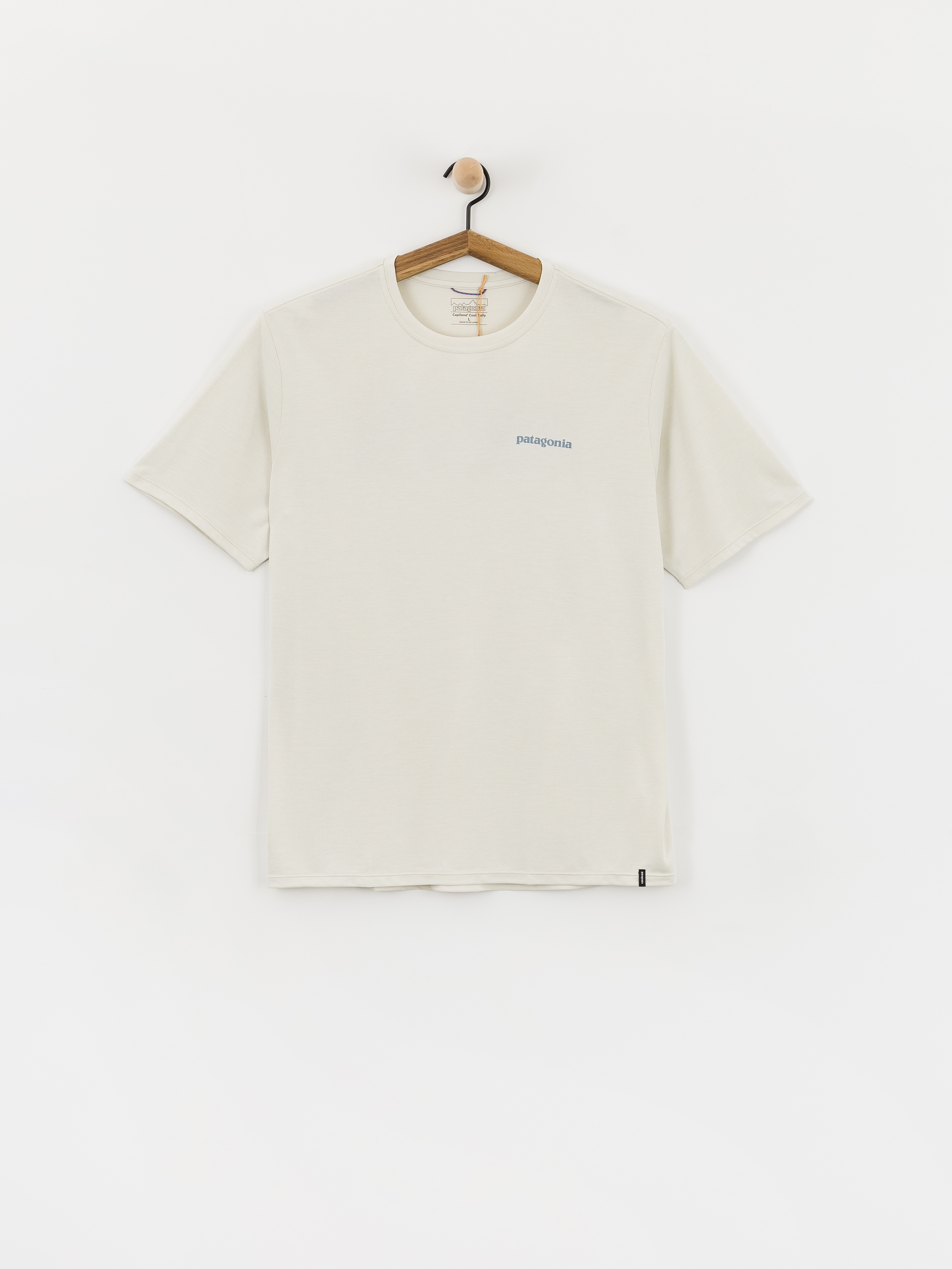 Tričko Patagonia Capilene Cool Boardshort Logo (dyno white)