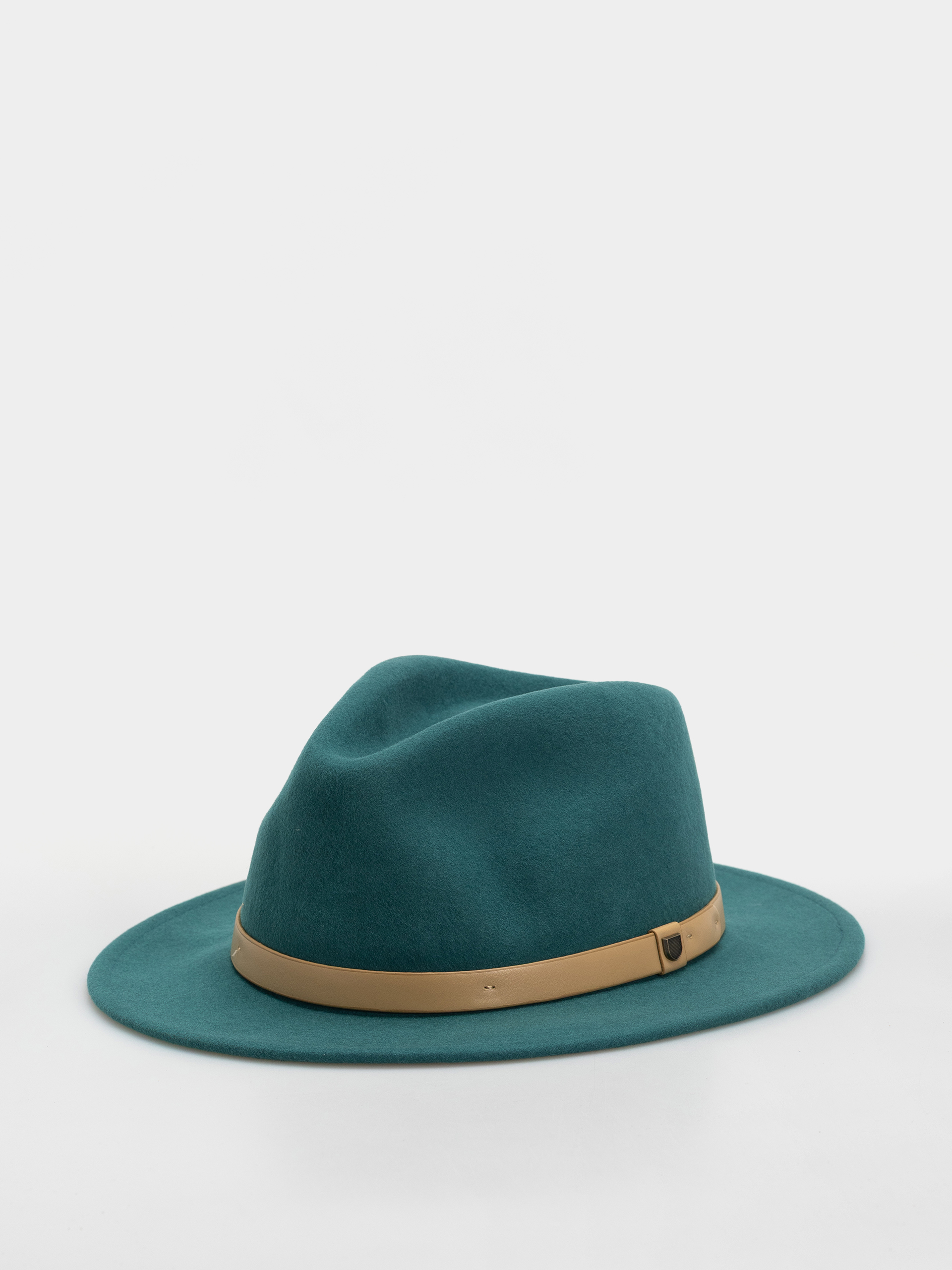 Klobouk Brixton Messer Fedora (transformative teal)
