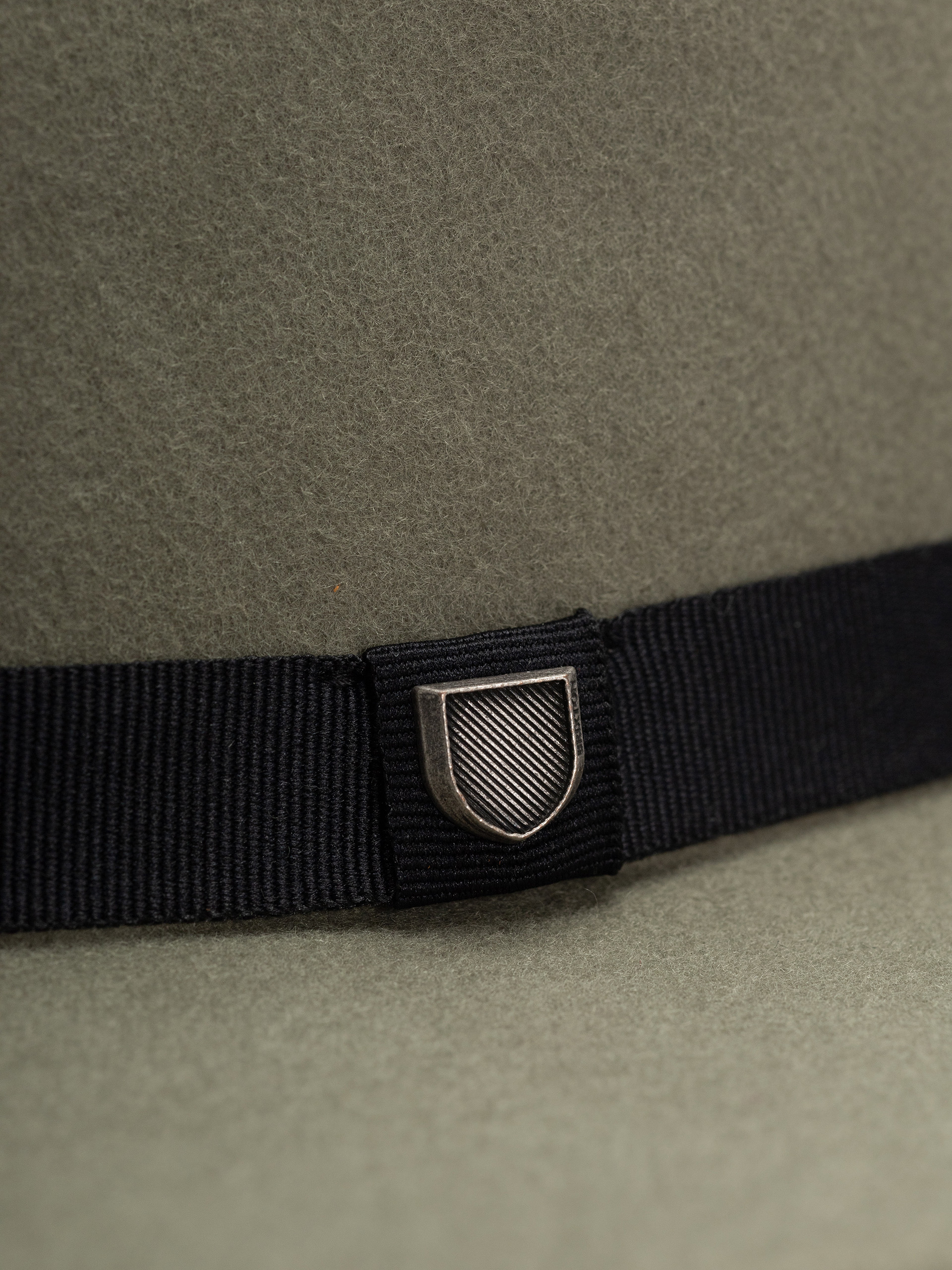 Klobouk Brixton Messer Packable Fedora (olive surplus/black)