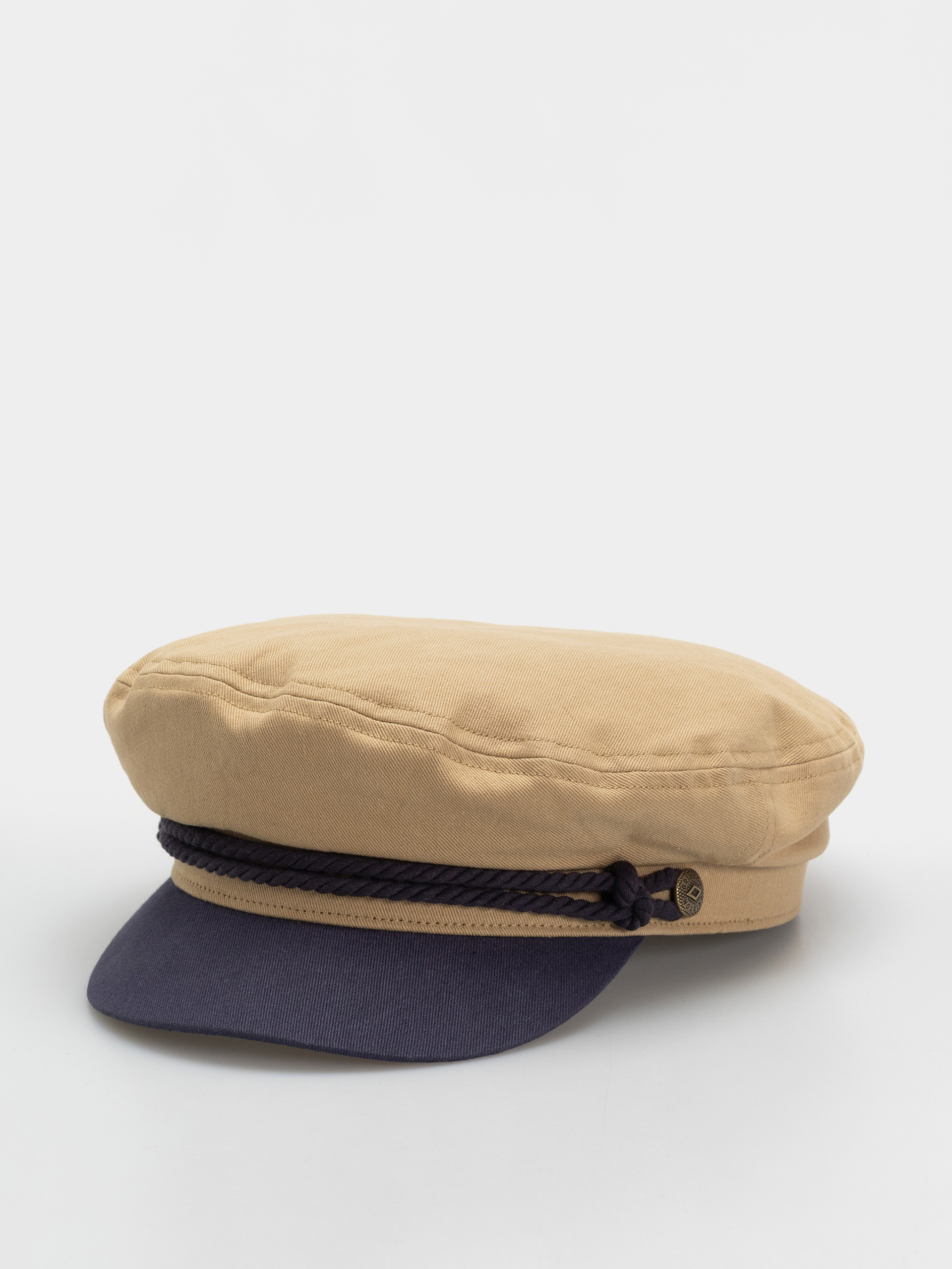 Klobouk s kšiltem Brixton Fiddler (sand/washed navy)