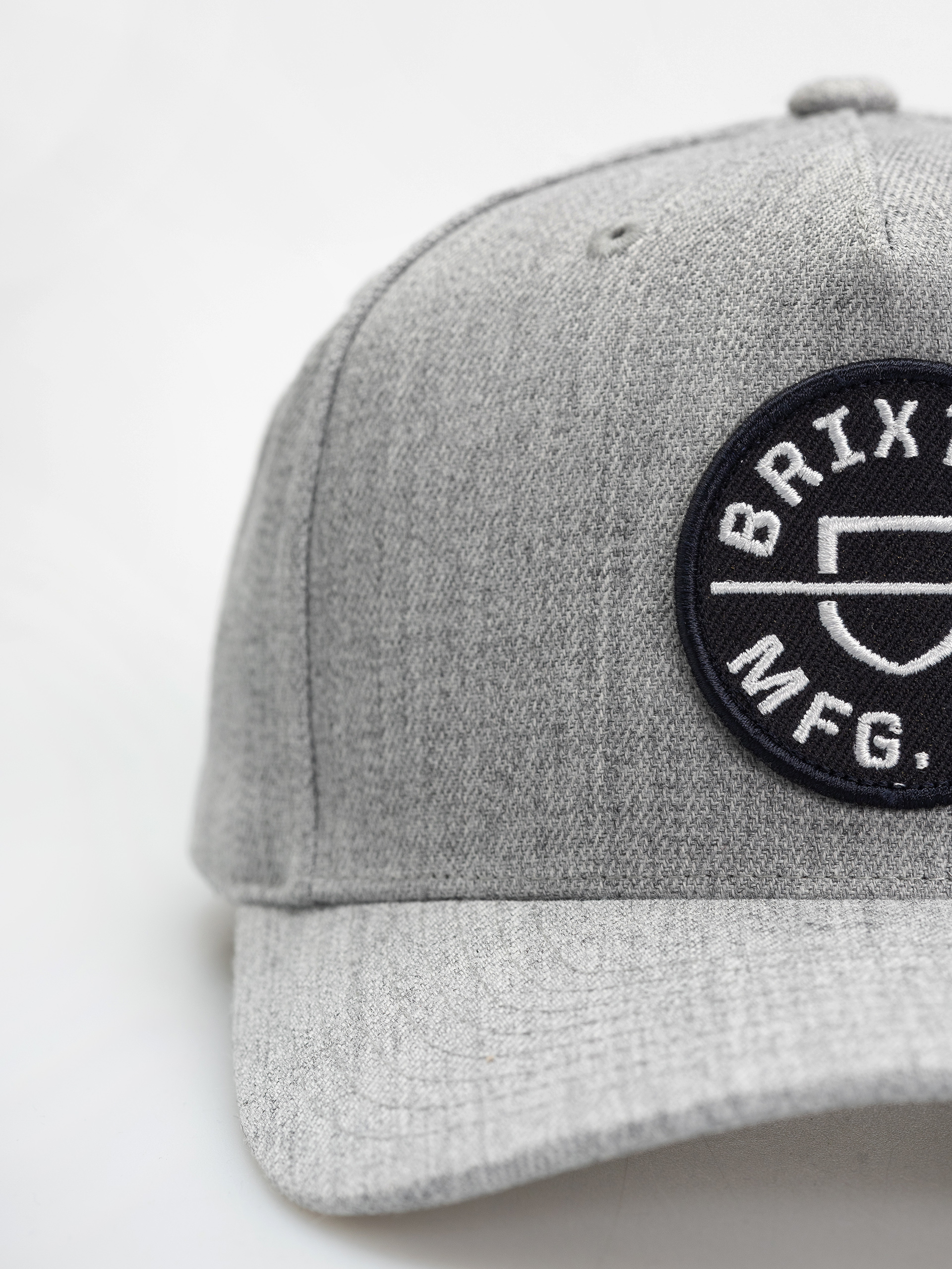 Kšiltovka  Brixton Crest C Mp Snapback (light heather grey/light heath)