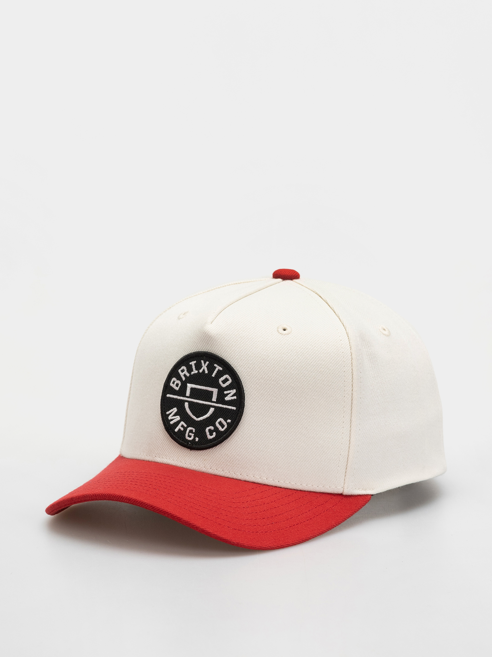 Ku0161iltovka  Brixton Crest C Mp Snapback (off white/adrenaline rush)