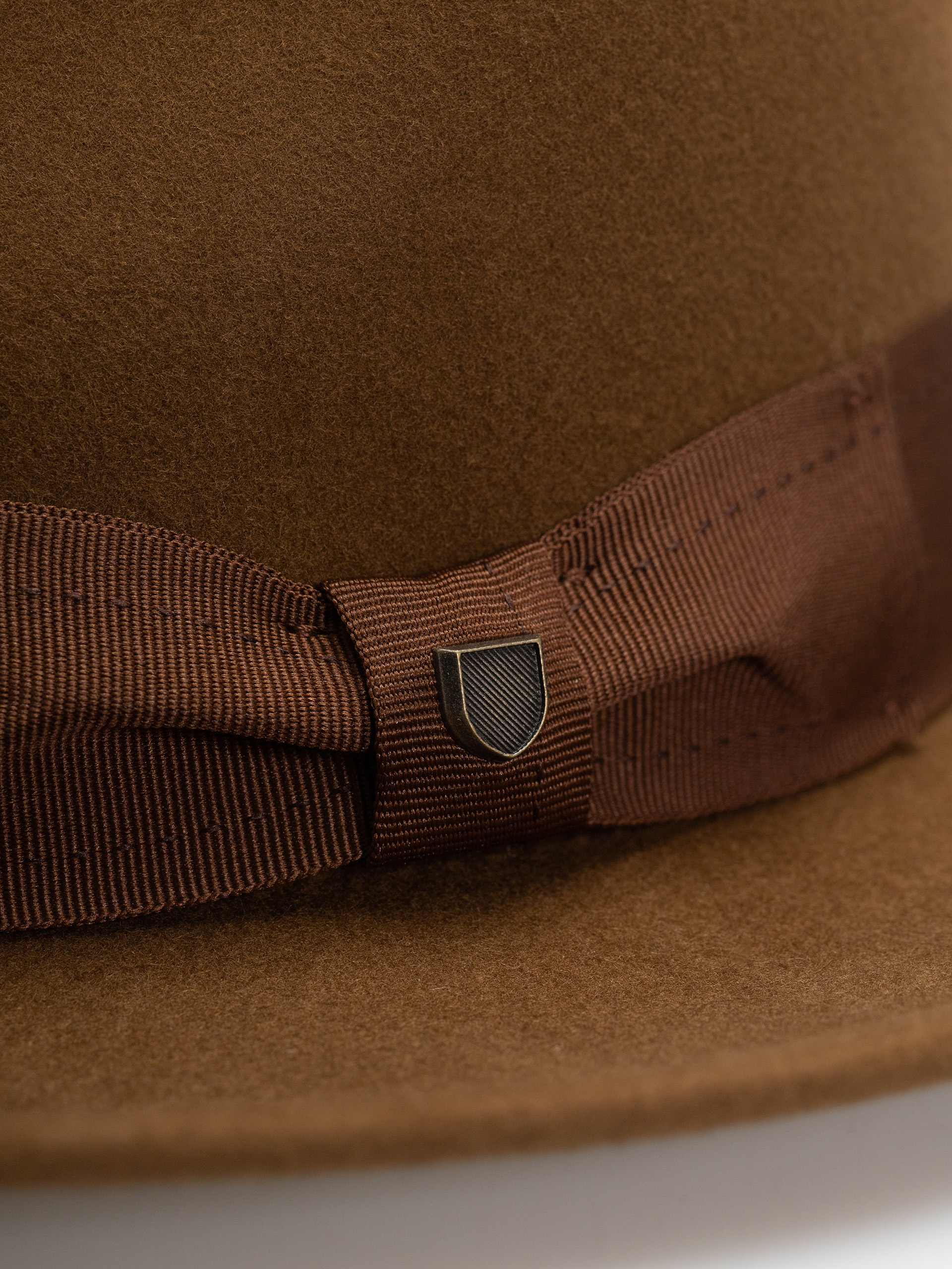 Klobouk Brixton Swindle Convertabrim Fedora (coffee/light brown)