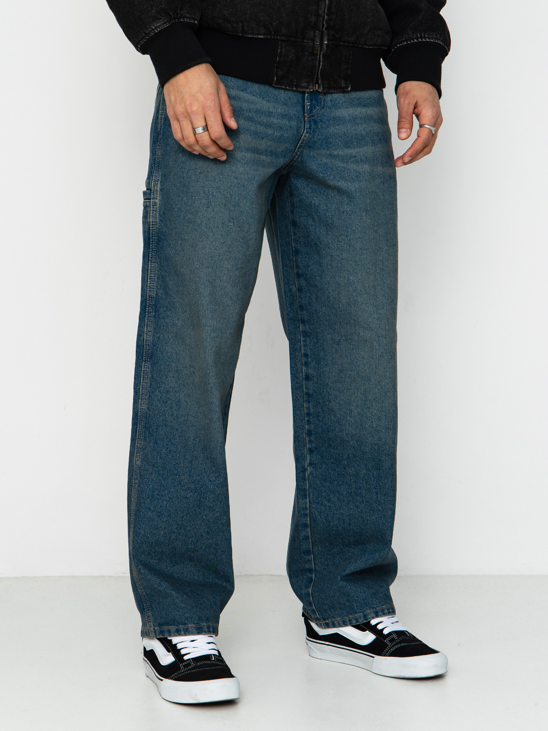Kalhoty Dickies 958 Baggy Tapered Work (khaki tinted blue)