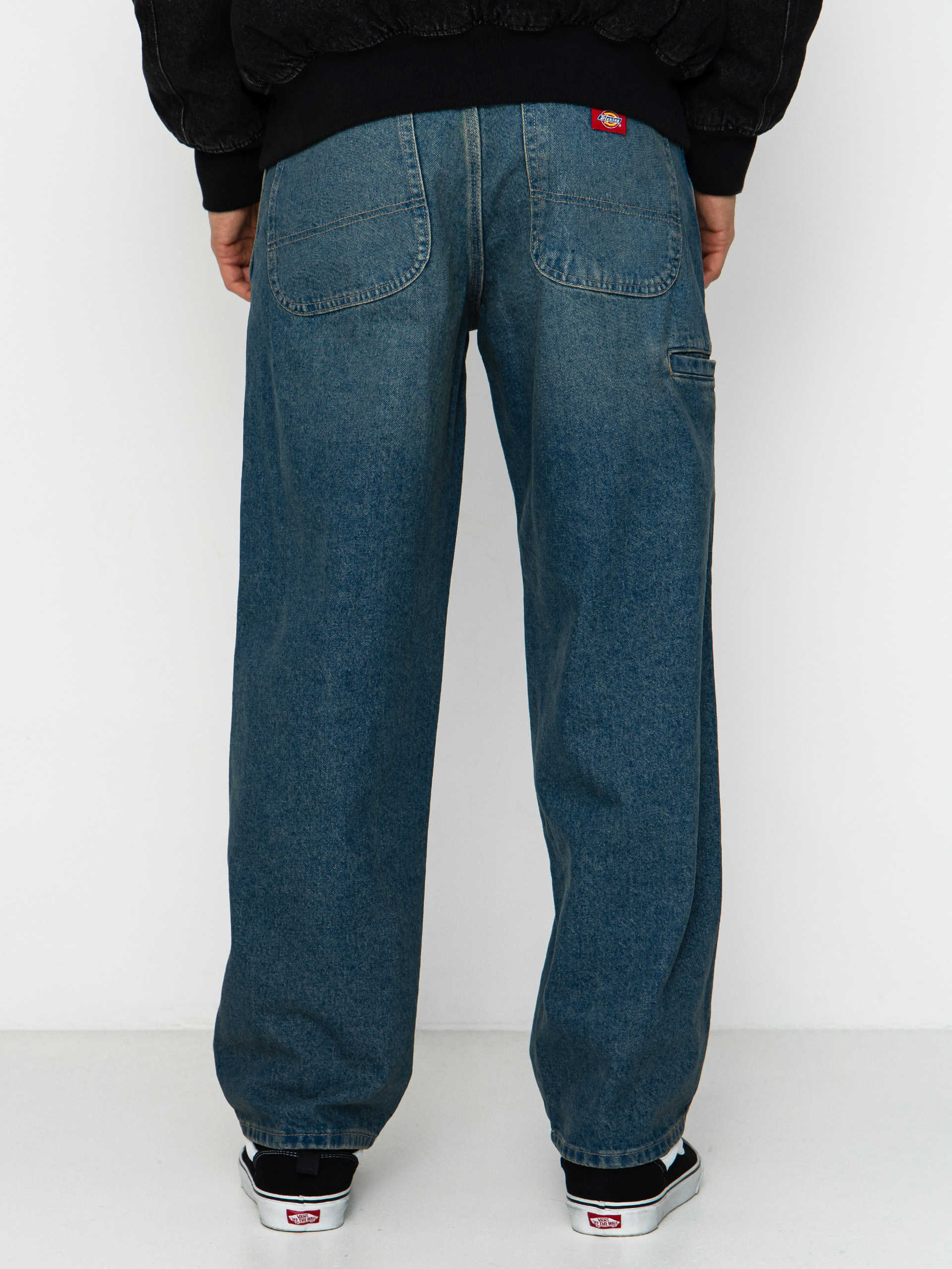 Kalhoty Dickies 958 Baggy Tapered Work (khaki tinted blue)