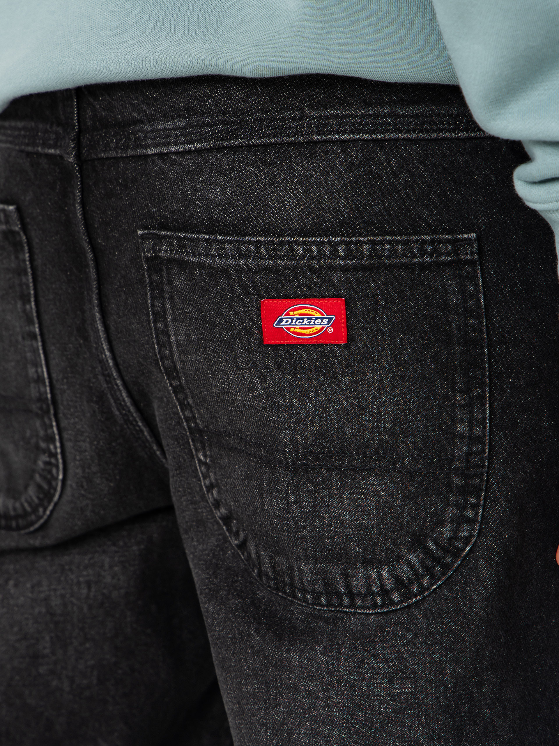 Kalhoty Dickies 954 Relaxed Straight Work (black wash faded)