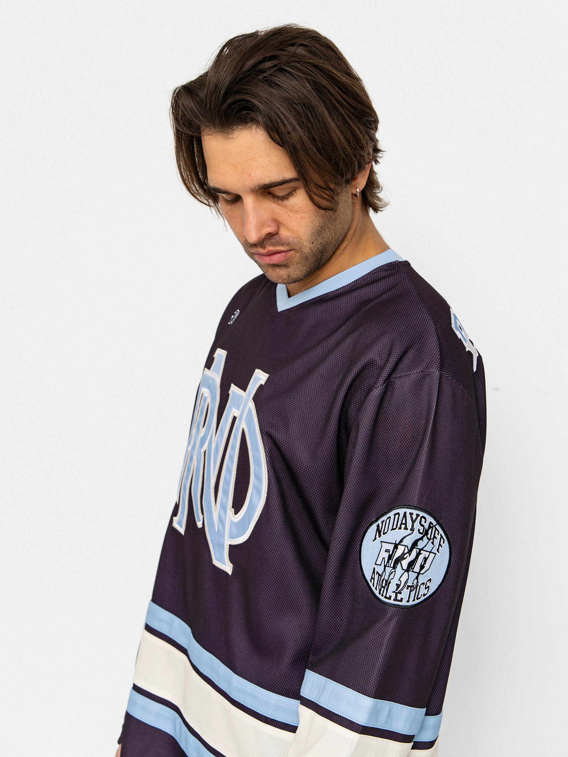 Tričko RipNDip No Days Off Hockey Jersey (plum)