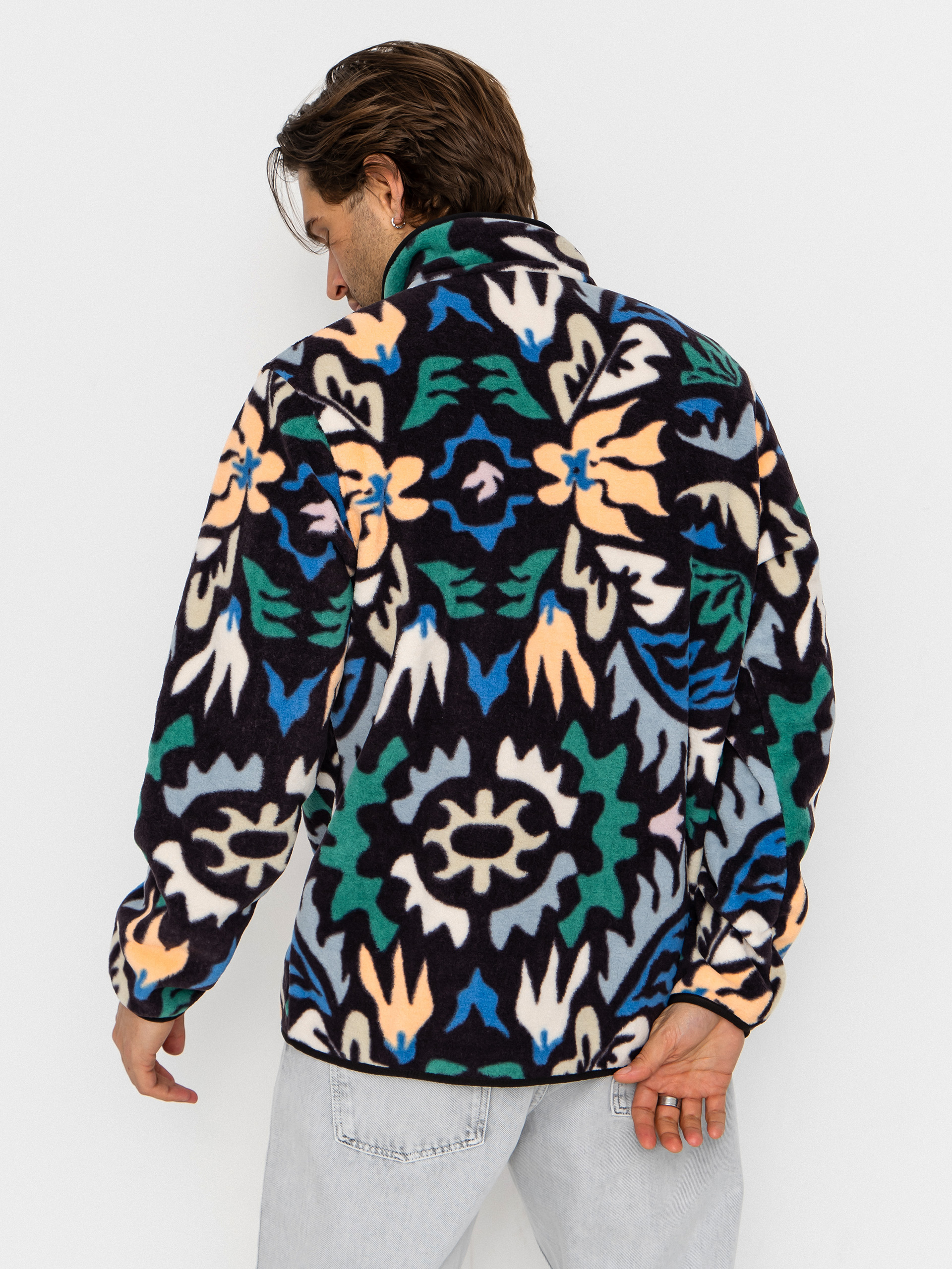 Pánský Fleecová mikina Patagonia Lightweight Synchilla Snap T (kaleido/black)