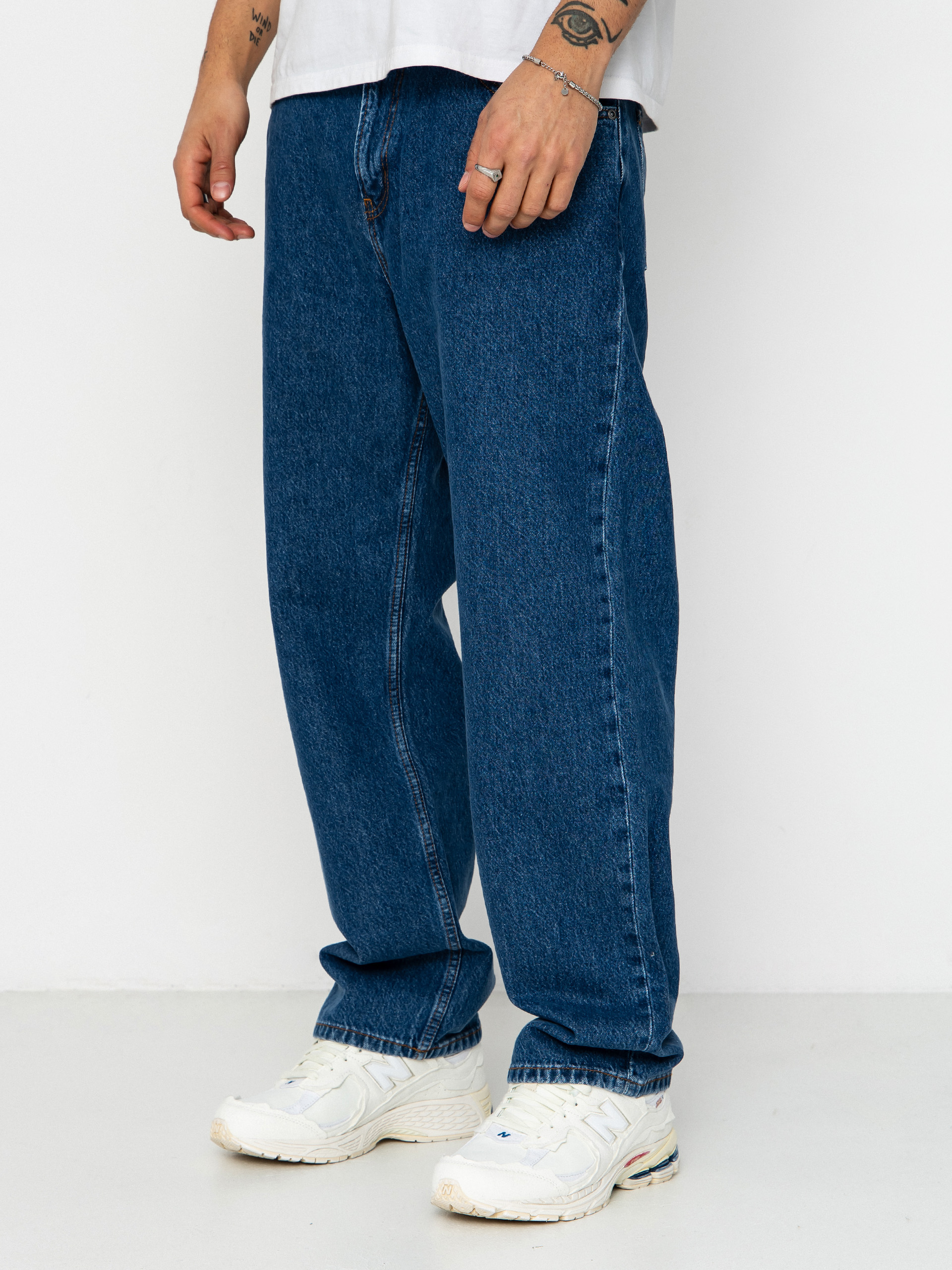 Kalhoty Quiksilver Baggy Denim (stone indigo)