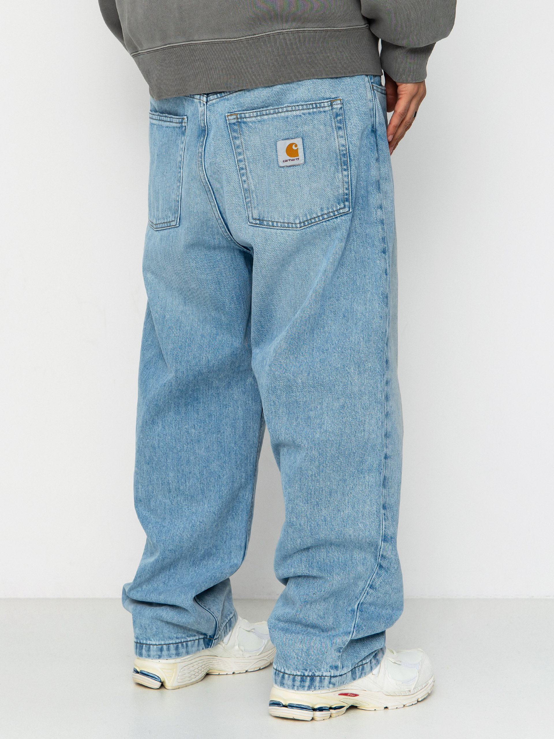 Kalhoty Carhartt WIP Brandon (blue heavy worn bleached)