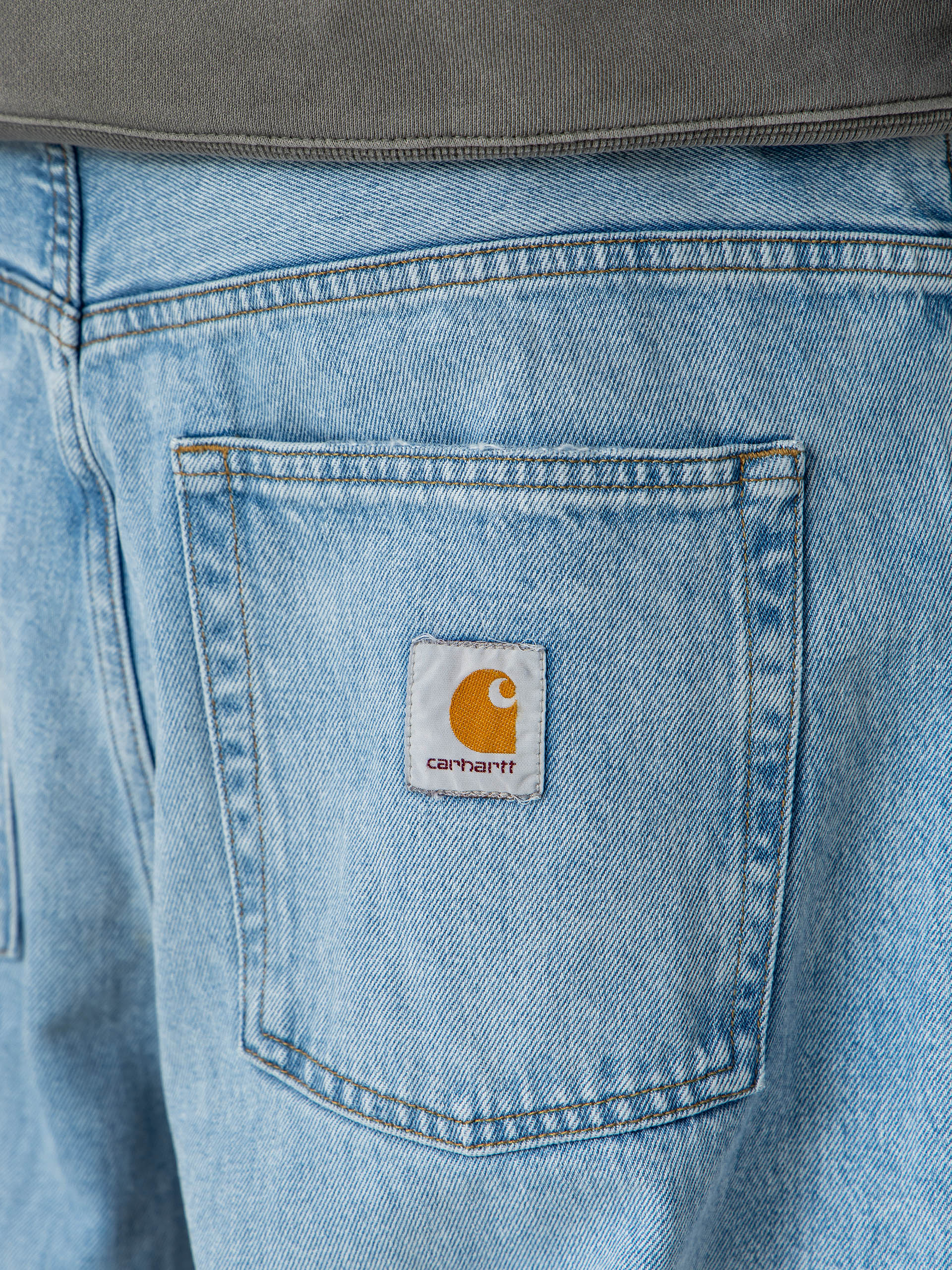 Kalhoty Carhartt WIP Brandon (blue heavy worn bleached)