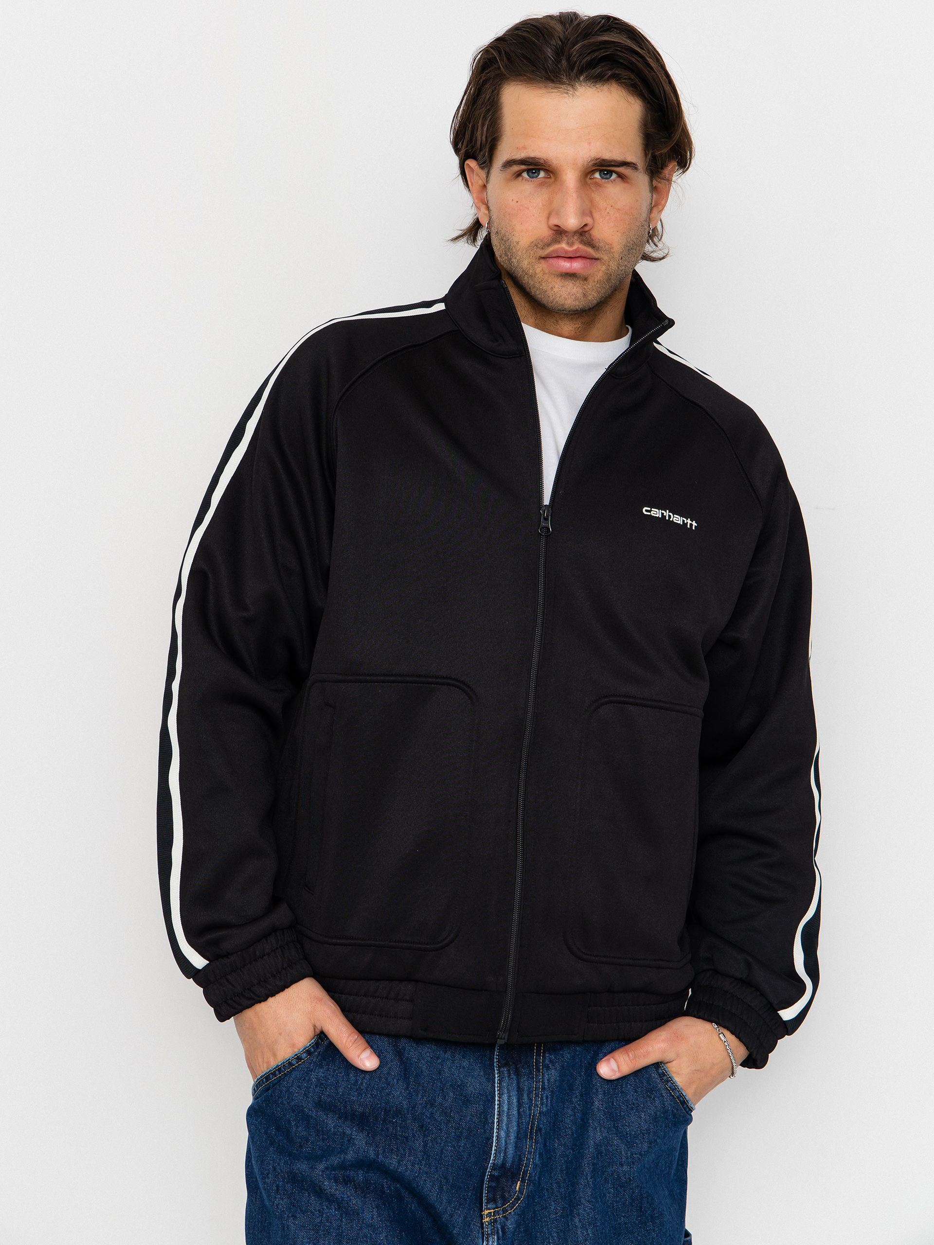 Mikina Carhartt WIP Bolar (black/wax)