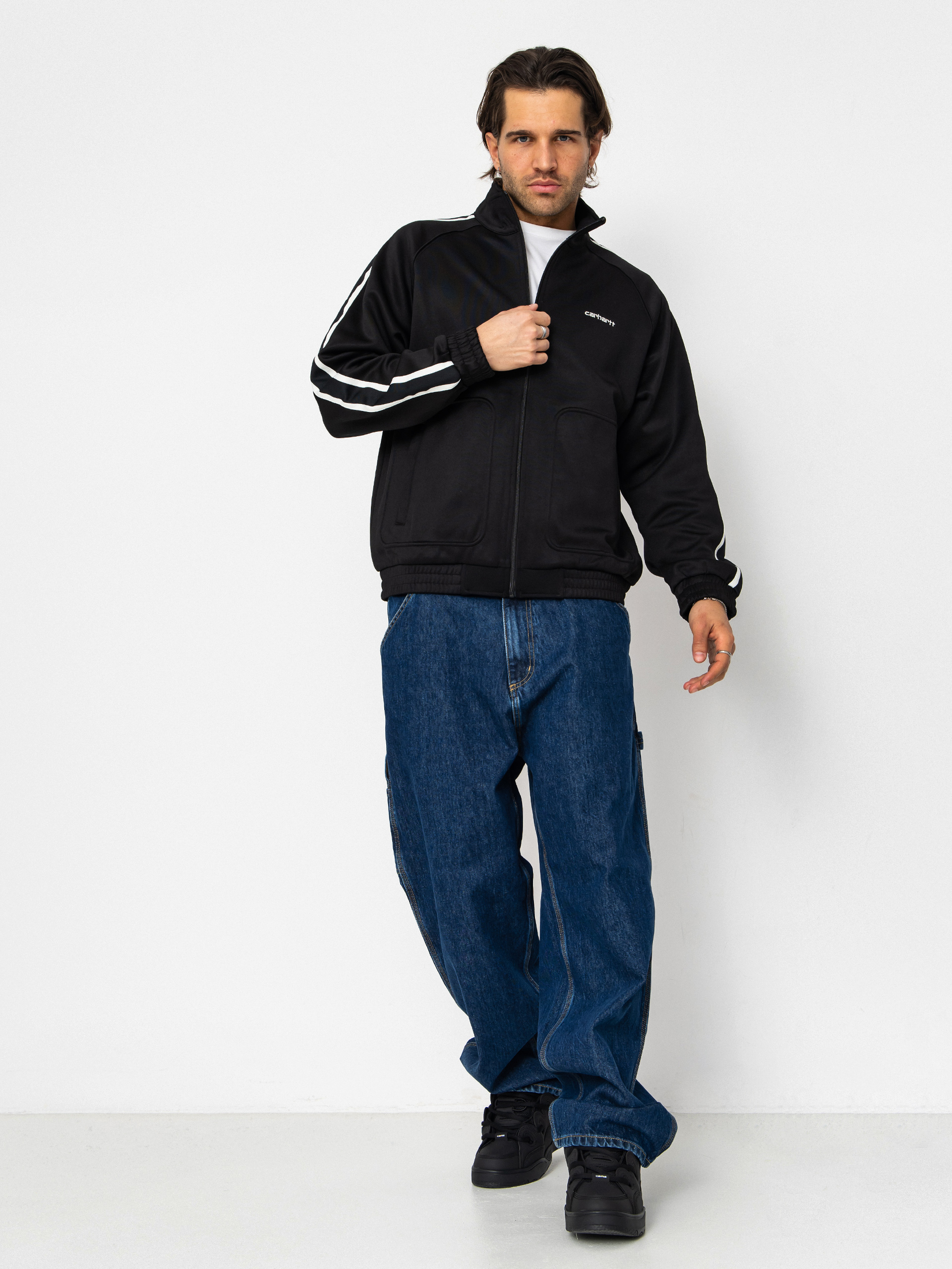 Mikina Carhartt WIP Bolar (black/wax)