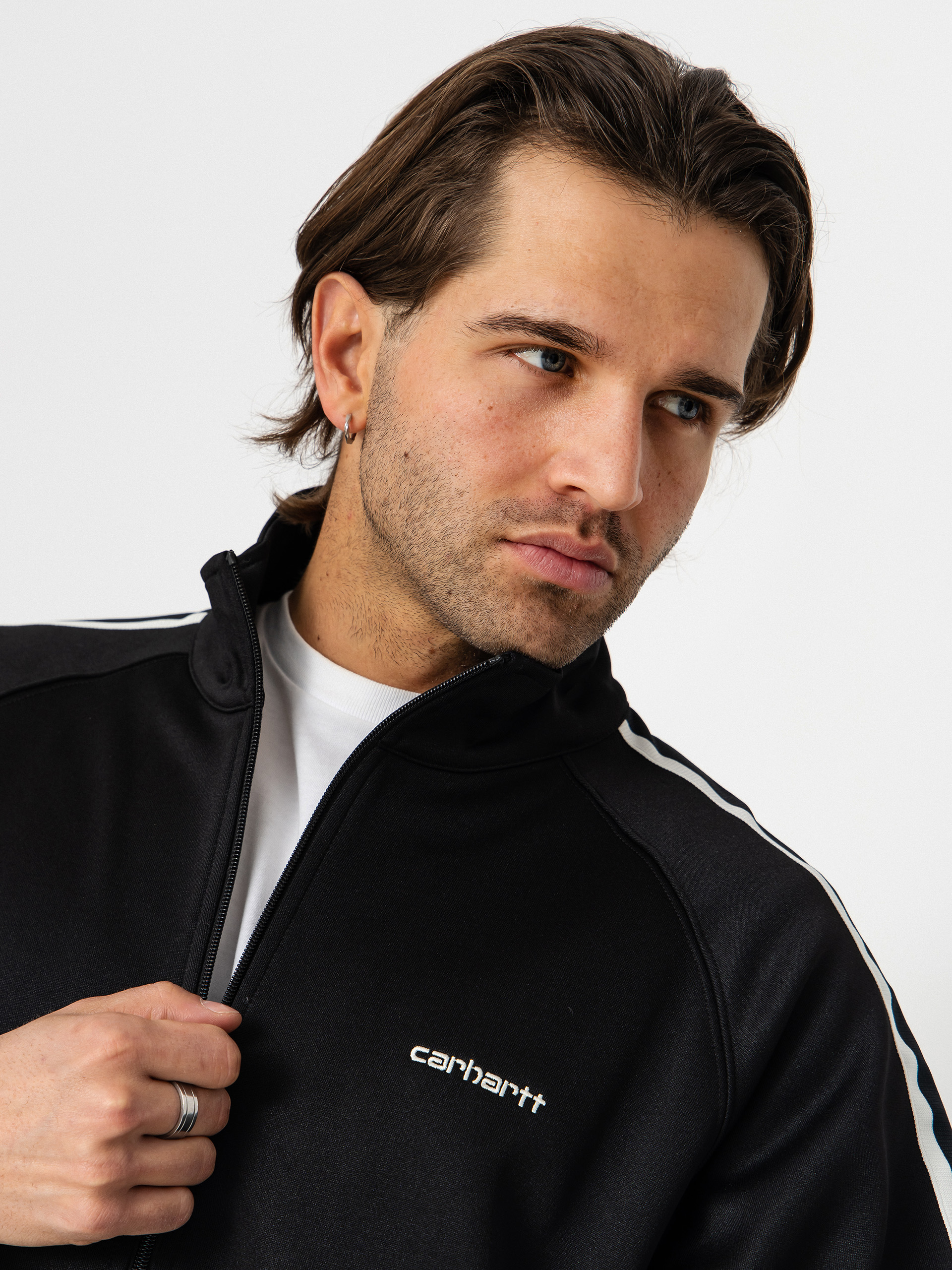 Mikina Carhartt WIP Bolar (black/wax)