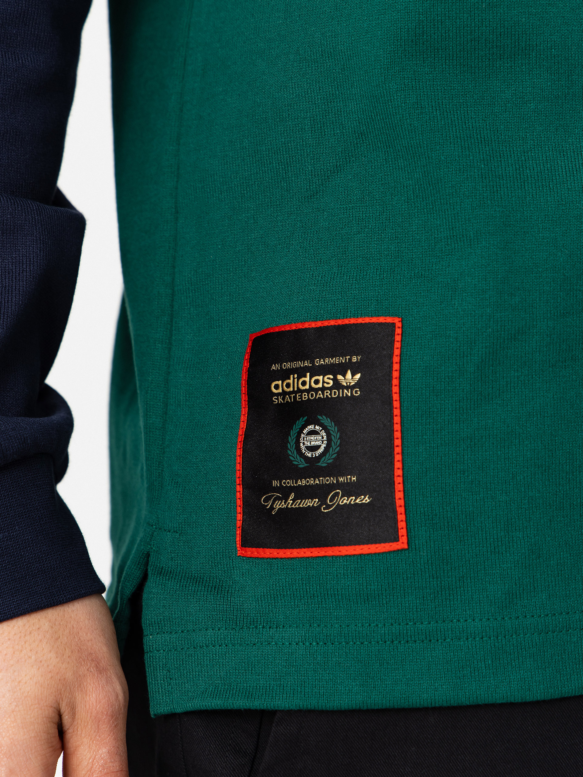 Triko adidas Tyshawn Rugby (cgreen/legink)