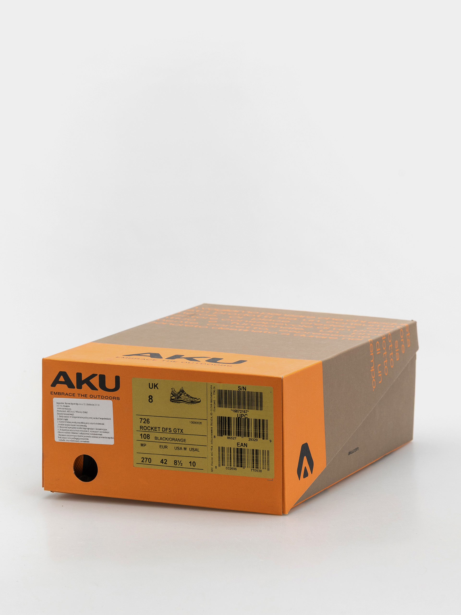 Boty AKU Rocket DFS GTX (black/orange)