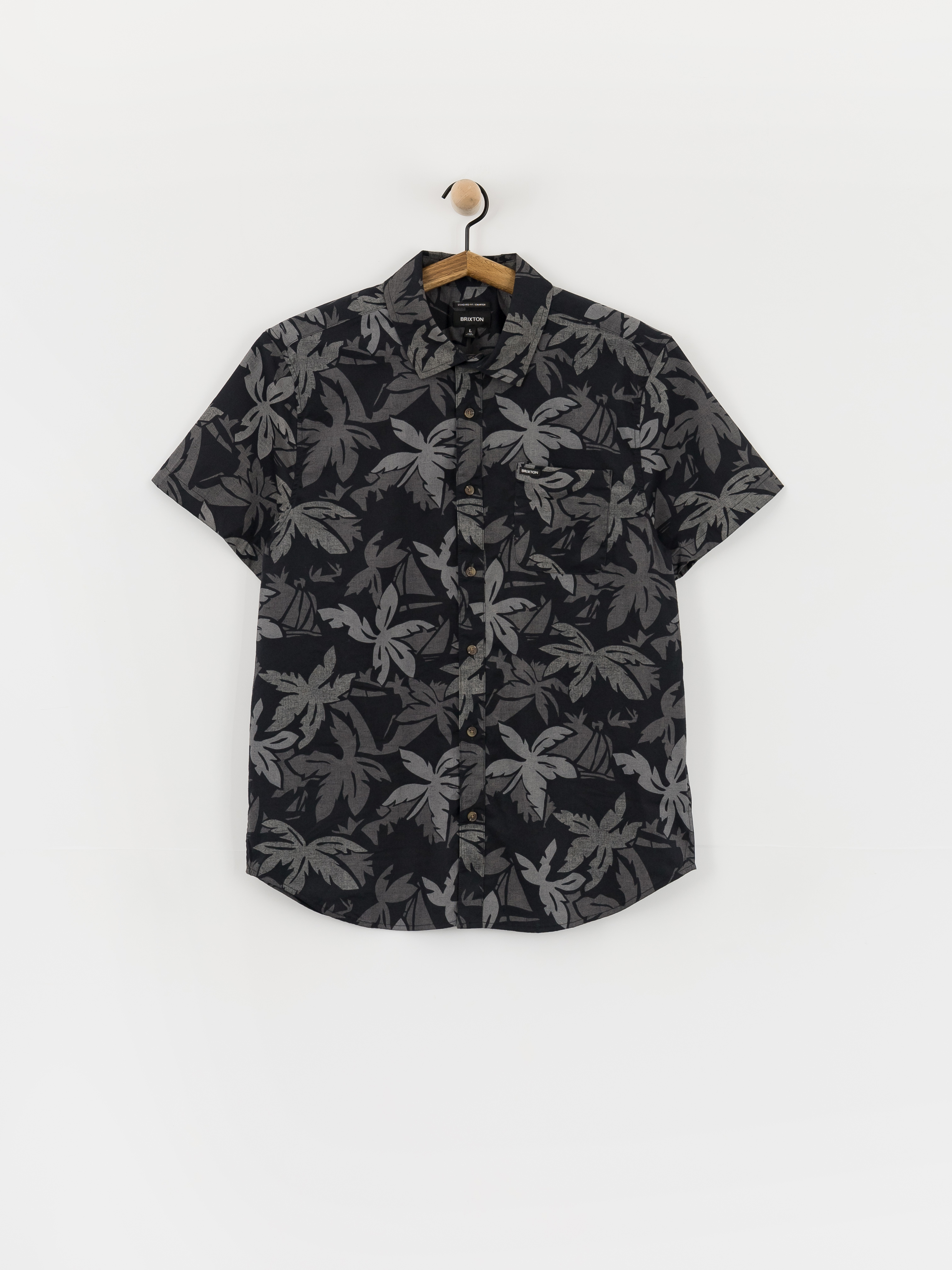 Kou0161ile Brixton Charter Print (black/trooper/future grey palm)