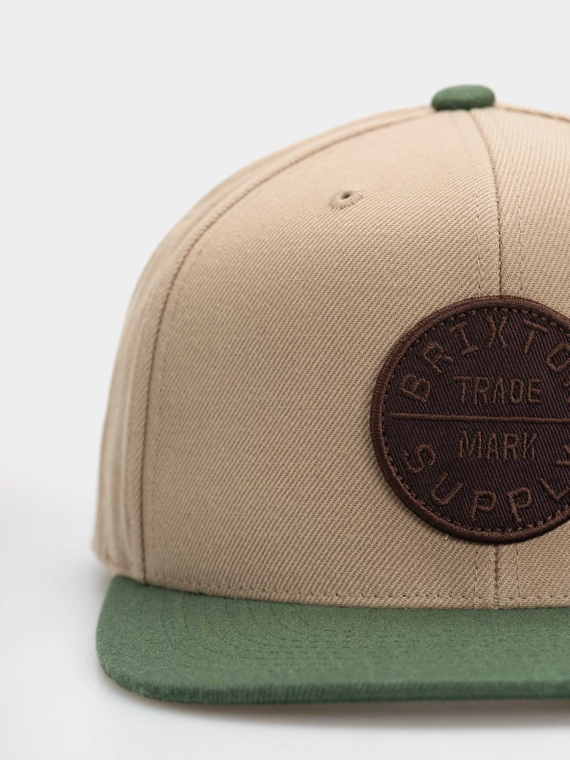Kšiltovka  Brixton Oath Iii Snapback (khaki/primal green)