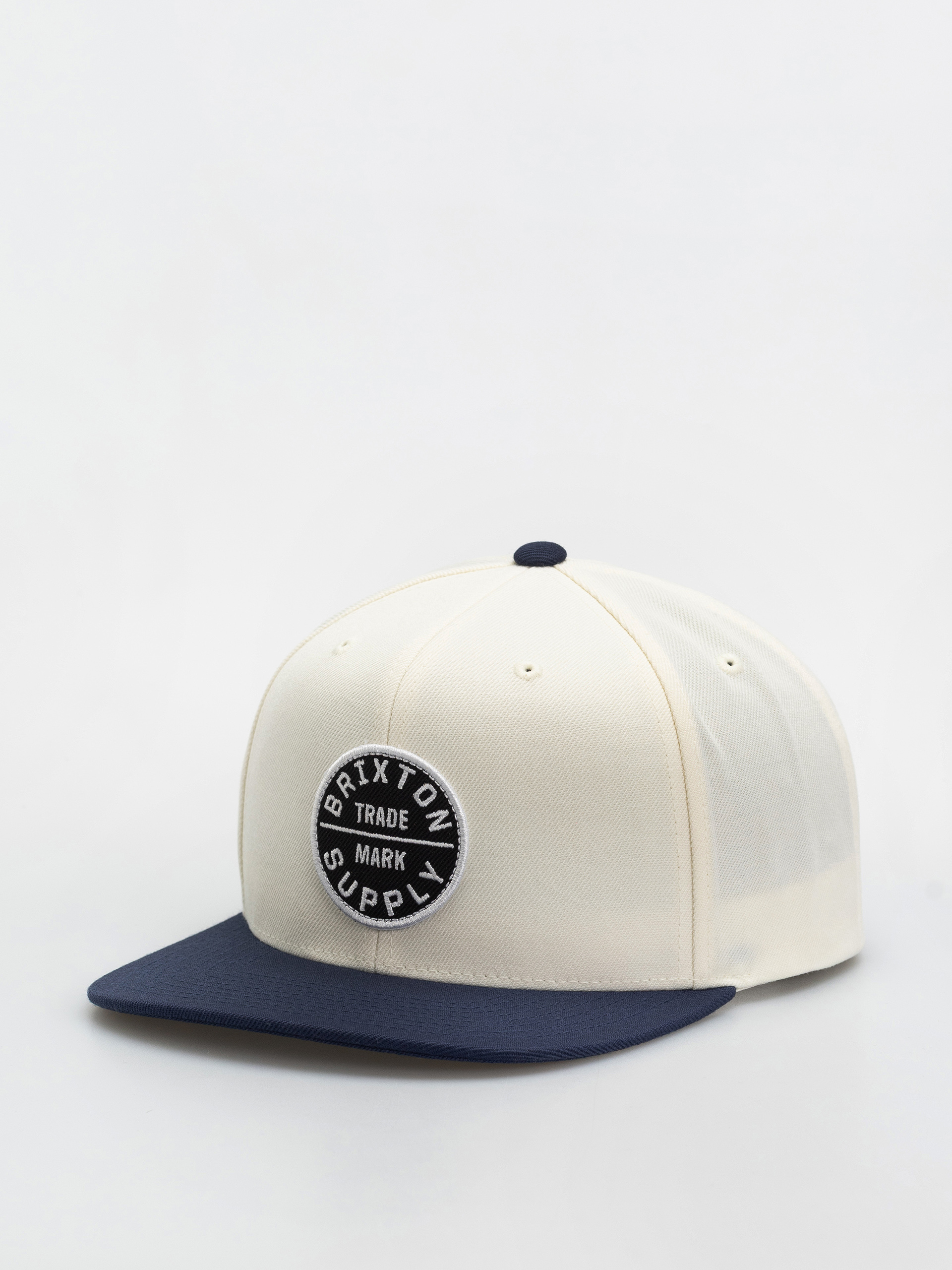 Kšiltovka  Brixton Oath Iii Snapback (off white/midnight blue)