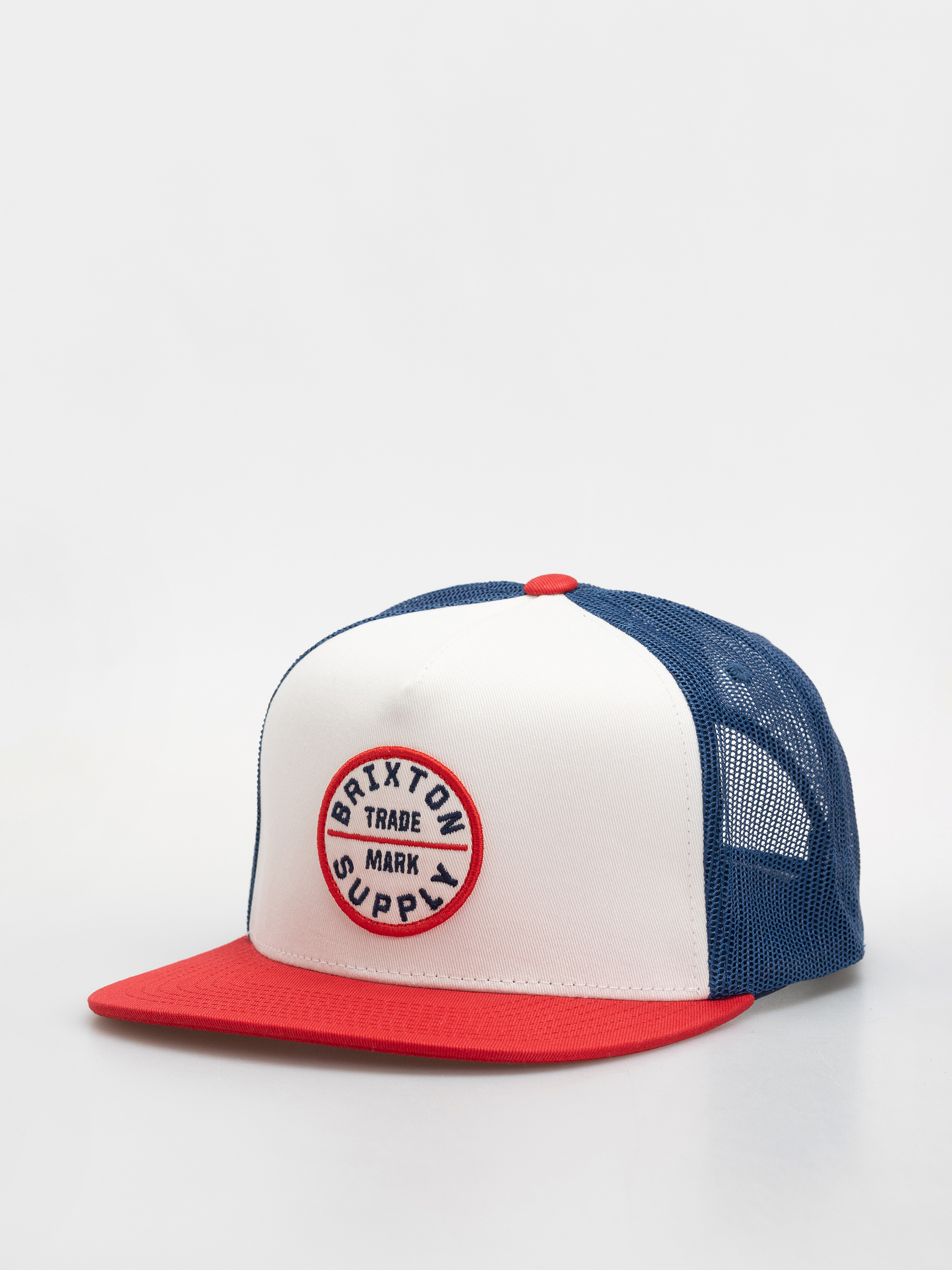 Ku0161iltovka  Brixton Oath Mp Trucker (white/midnight blue/adrenaline)