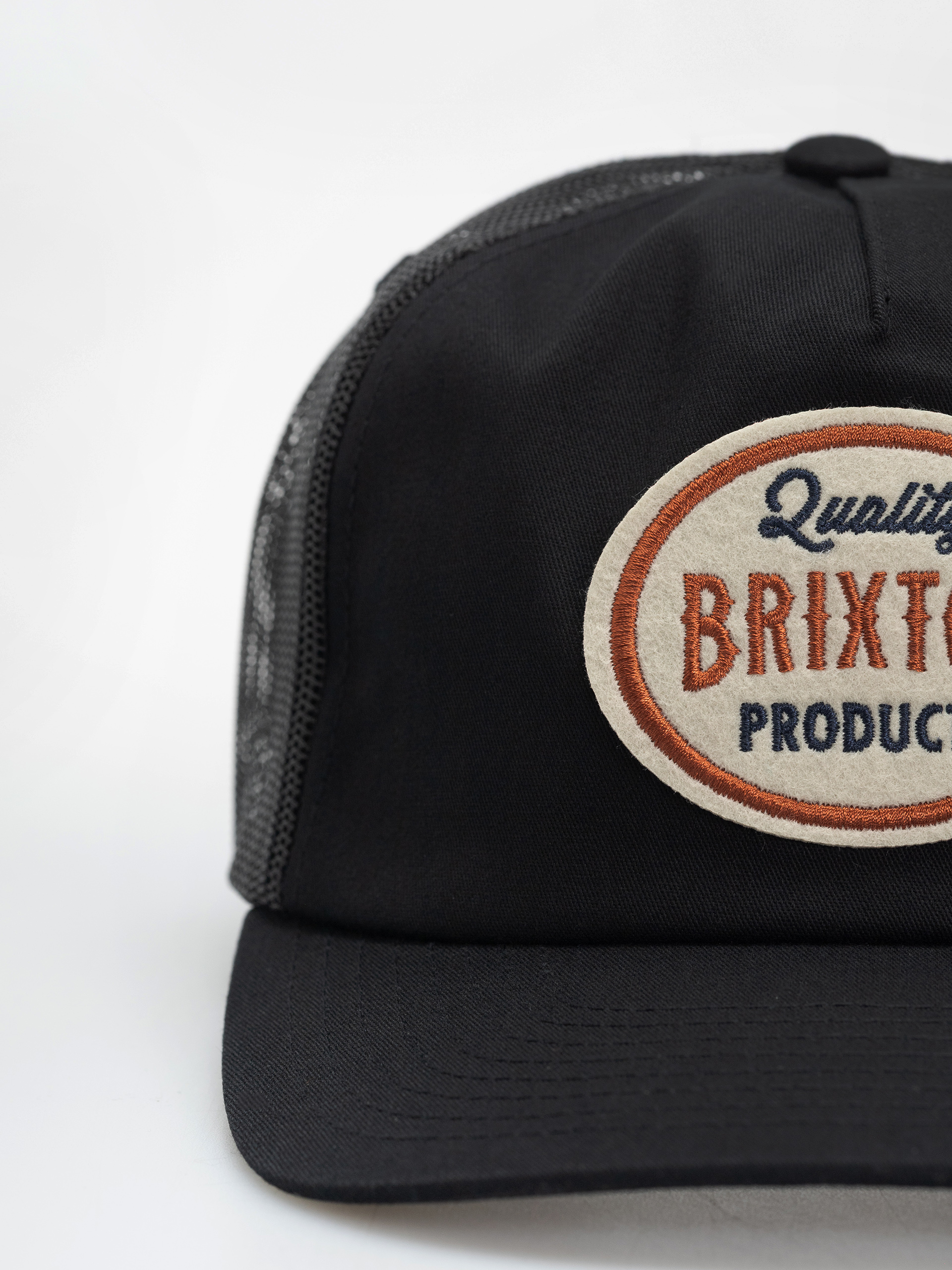 Kšiltovka  Brixton Henry Mp Trucker (black/black)