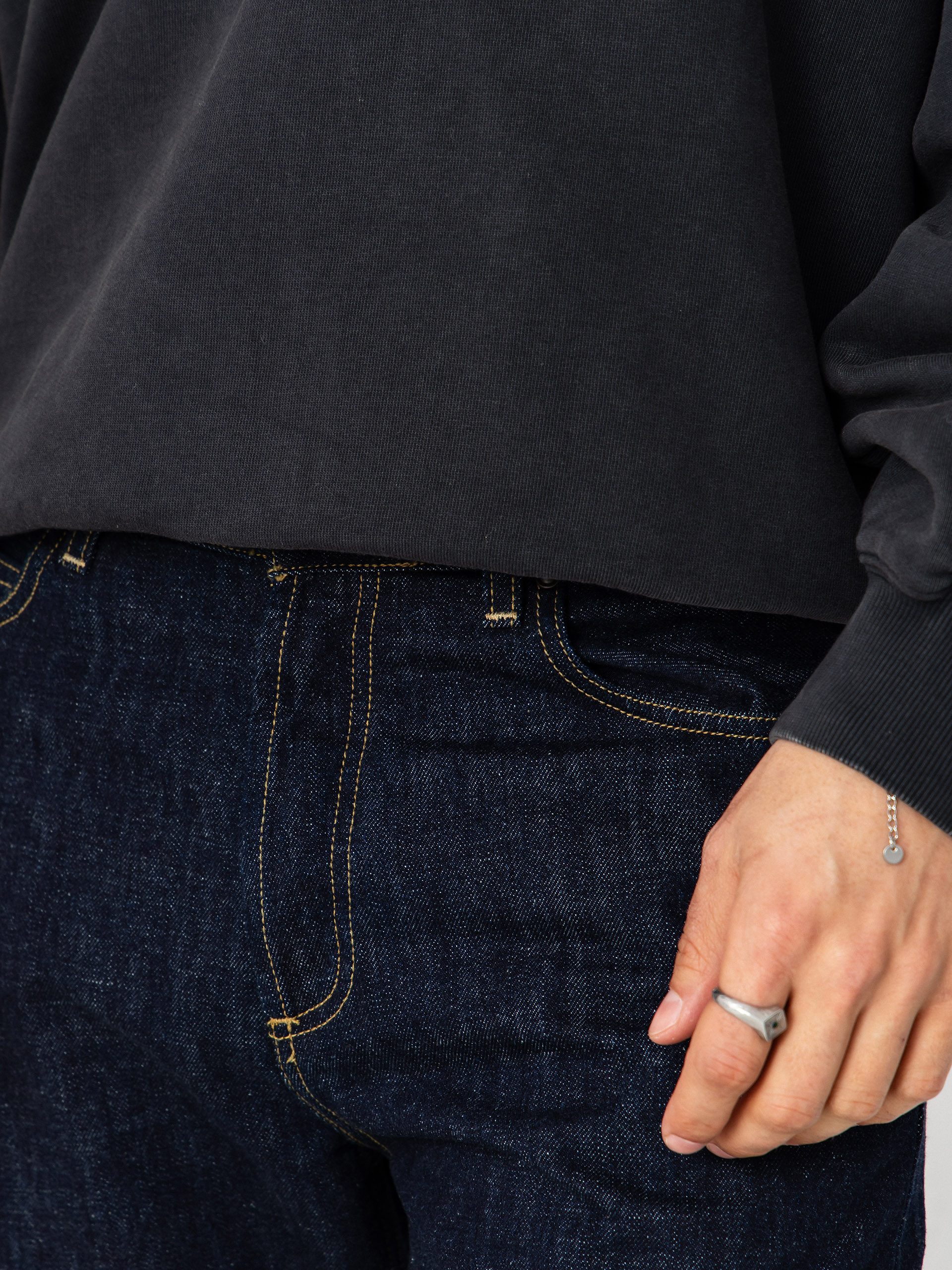 Kalhoty Carhartt WIP Marlow (blue rinsed)