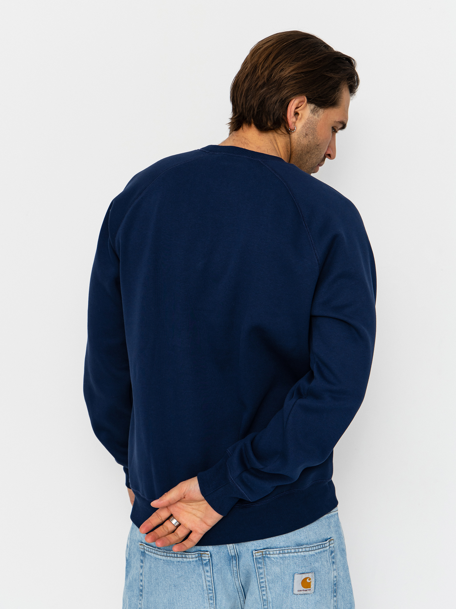 Mikina Carhartt WIP Chase (jupiter/gold)