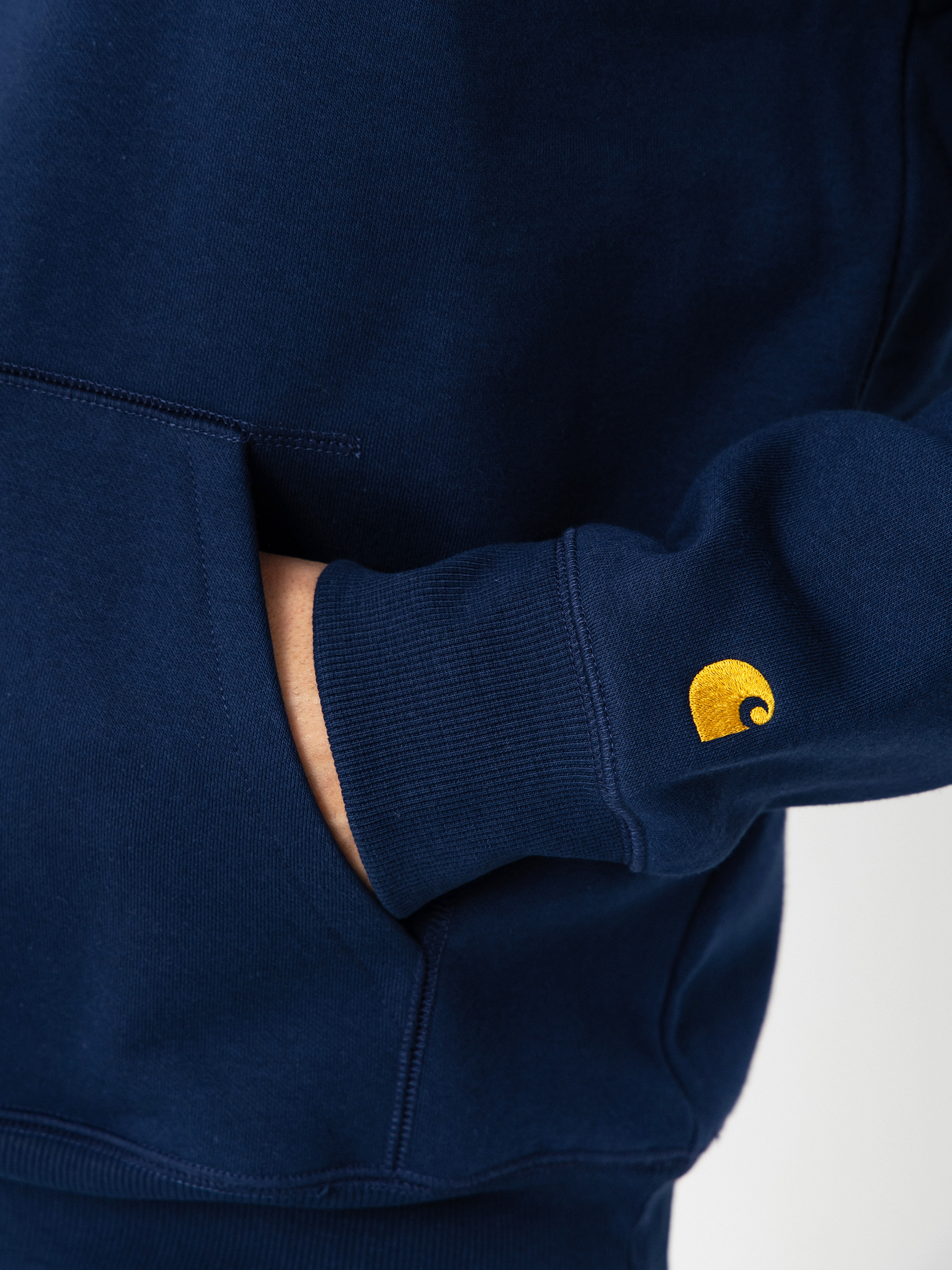 Mikina s kapucí Carhartt WIP Chase HD (jupiter/gold)