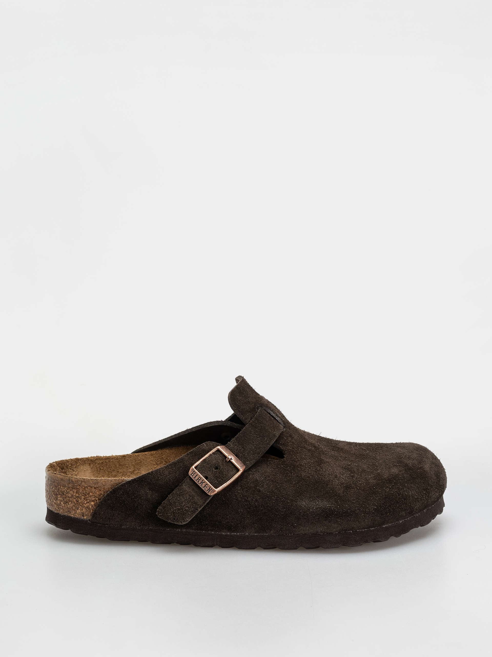 Plu00e1u017eovky Birkenstock Boston Suede Leather Regular (mocca)