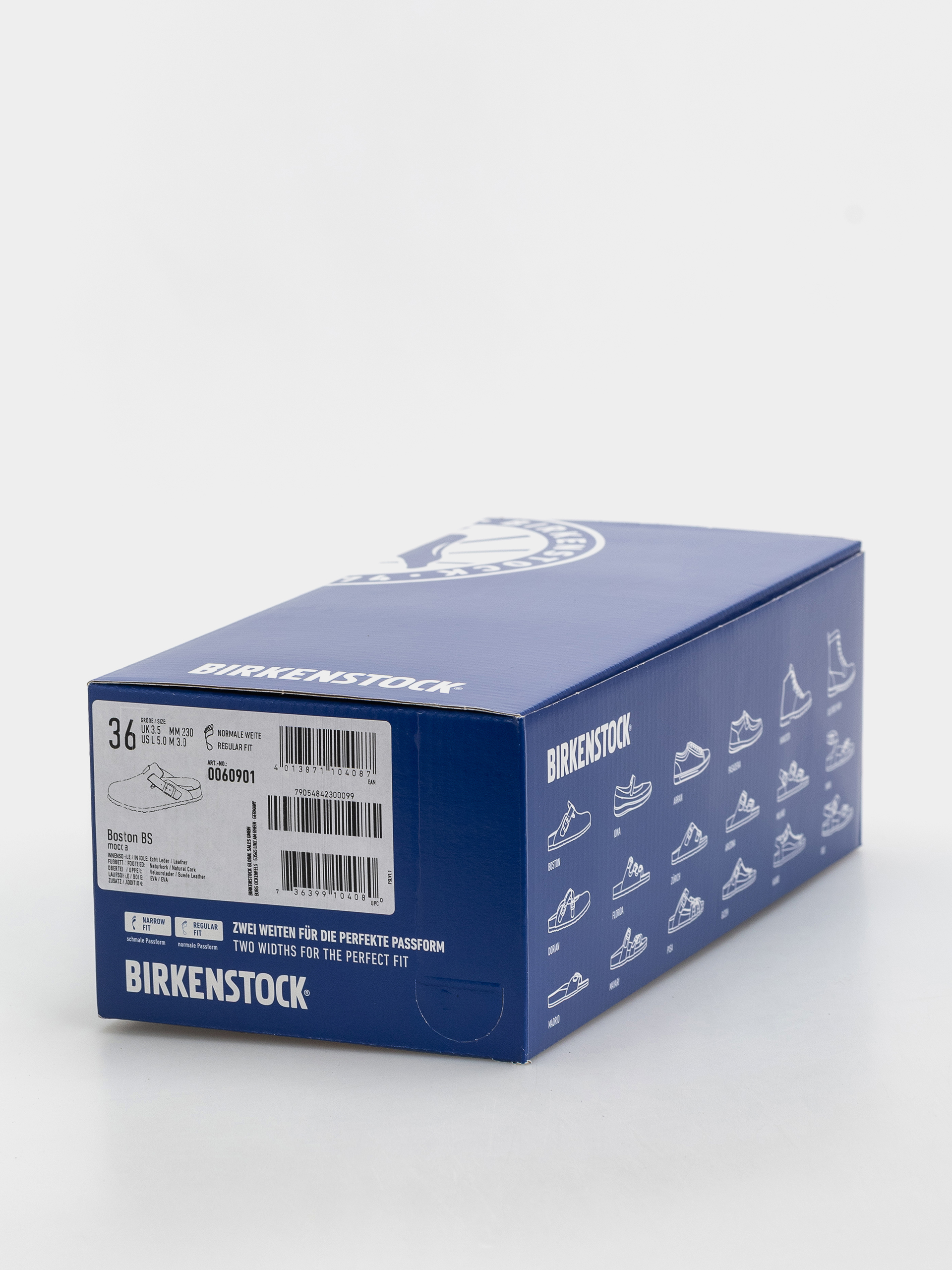 Plážovky Birkenstock Boston Suede Leather Regular (mocca)