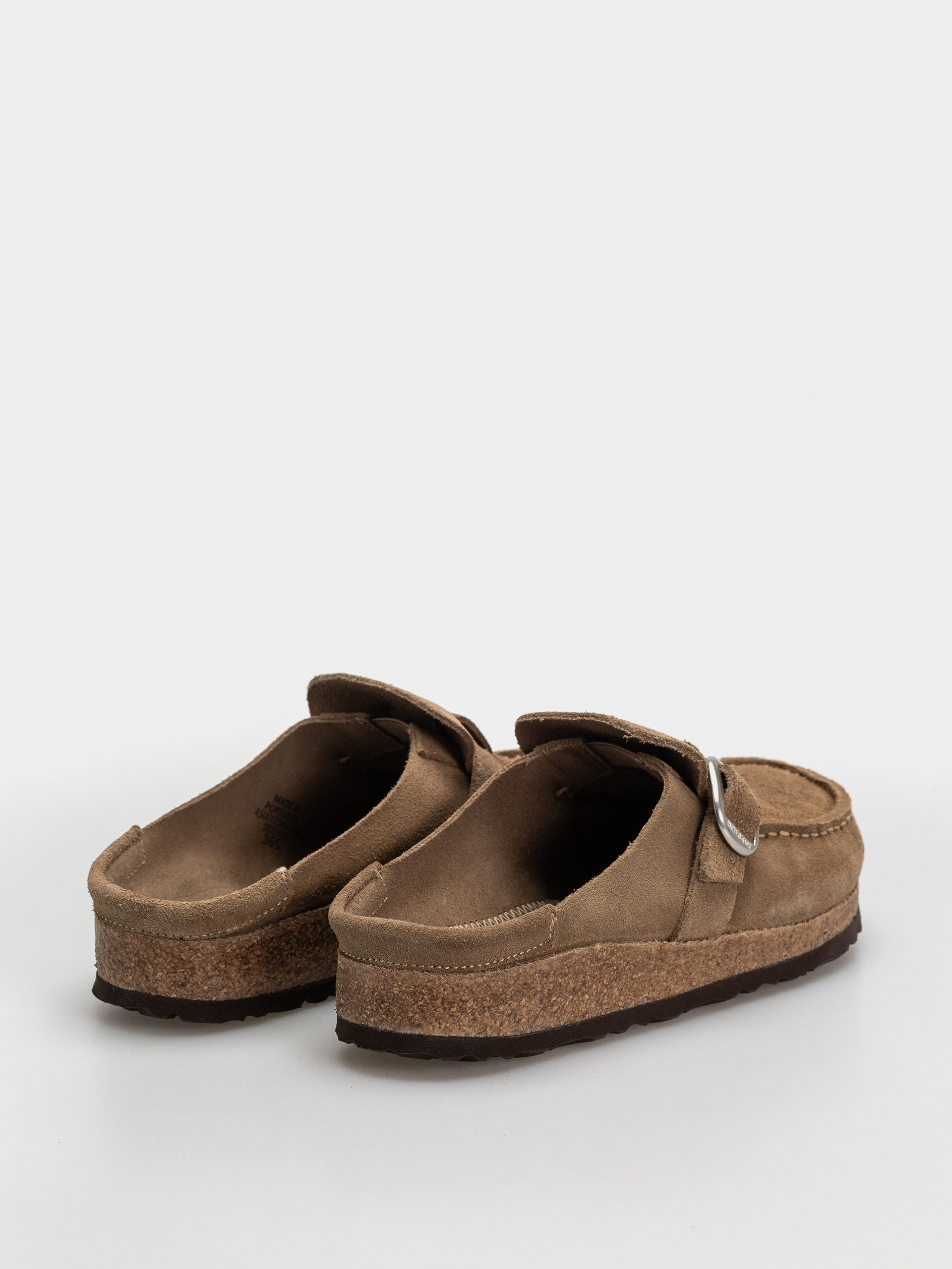 Plážovky Birkenstock Buckley Suede Leather Narrow Wmn (gray taupe)
