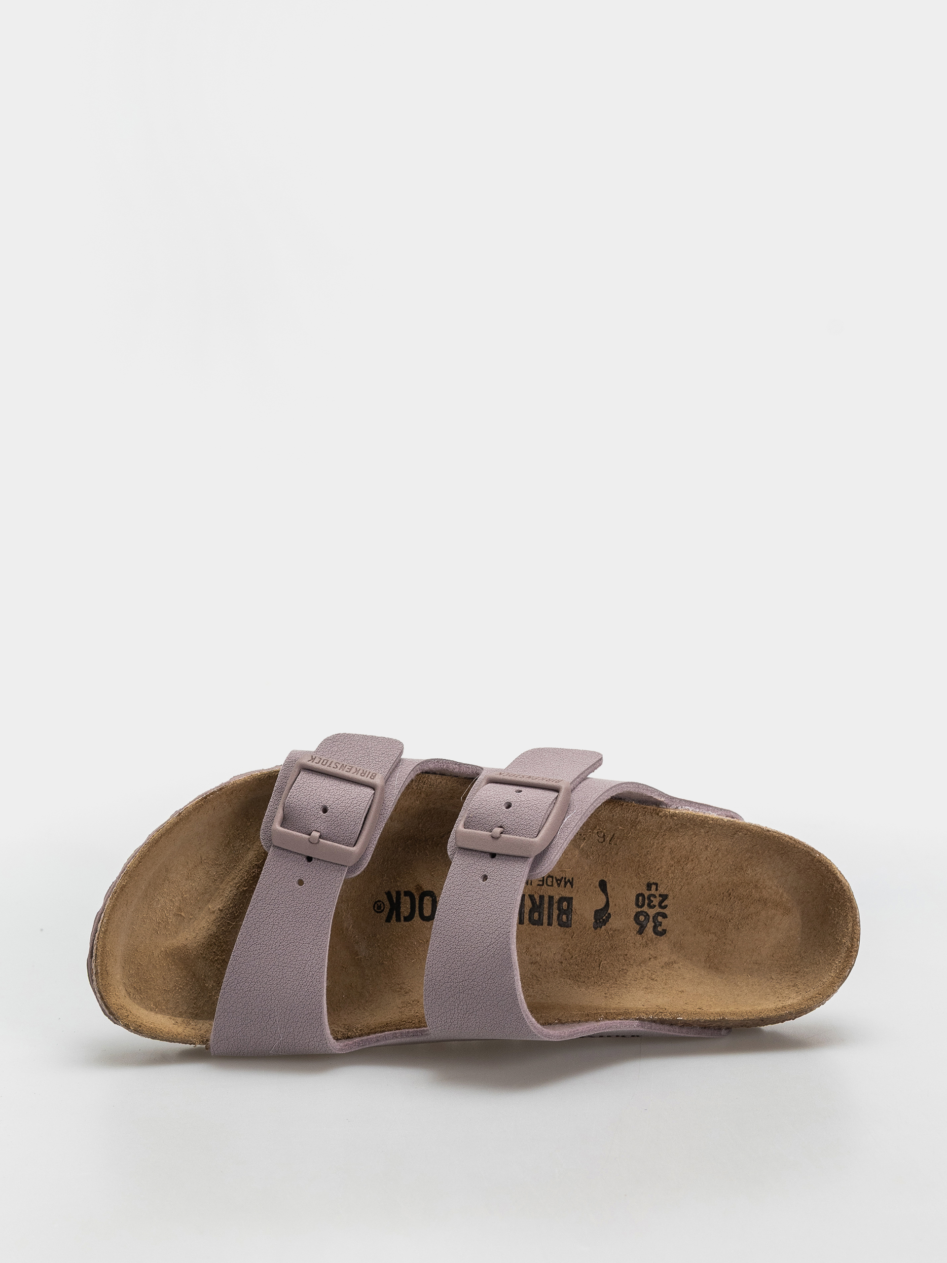 Plážovky Birkenstock Arizona Birkibuc Narrow (faded purple)