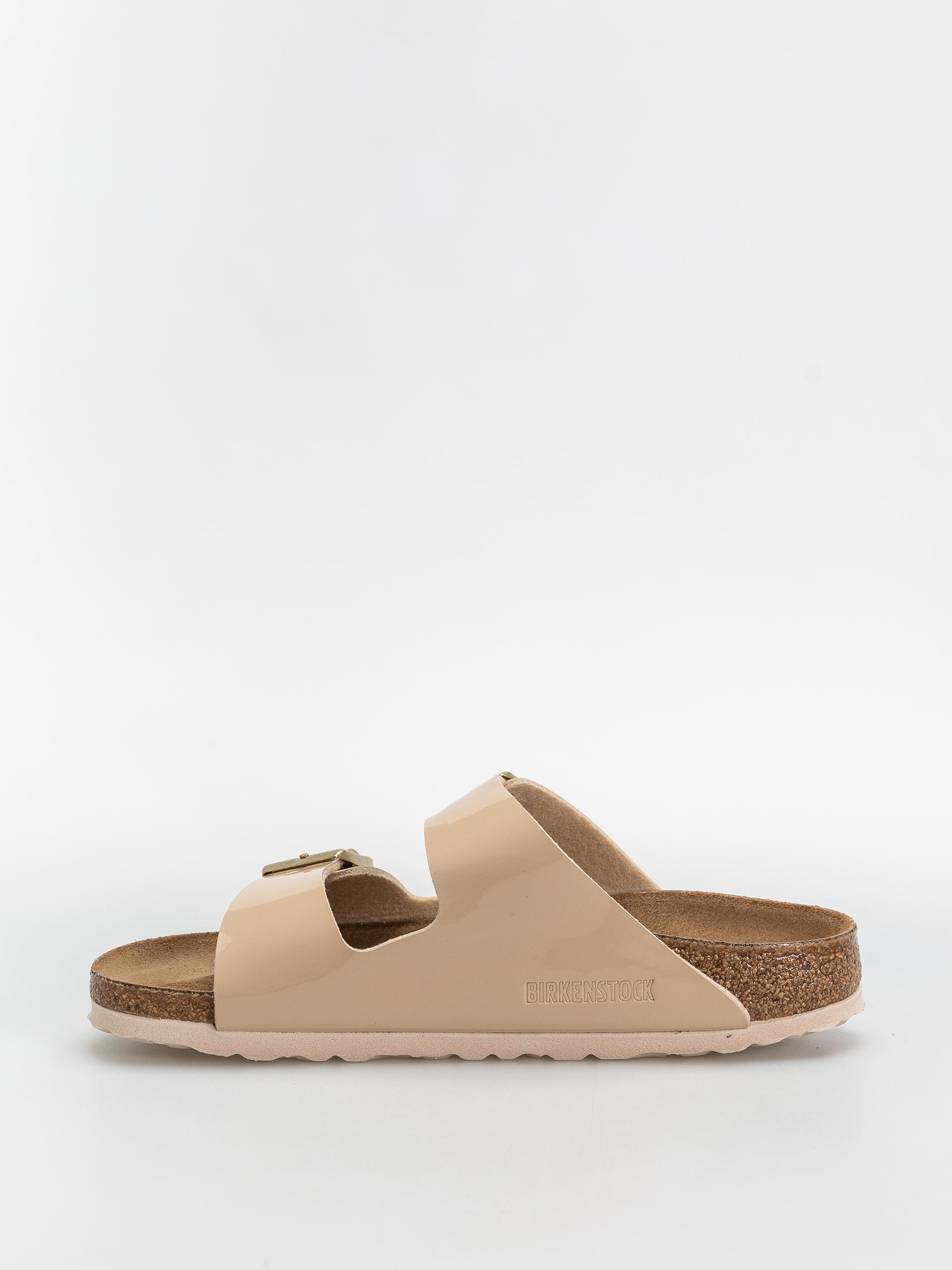 Plážovky Birkenstock Arizona Birko Flor Patent Narrow Wmn (sand)