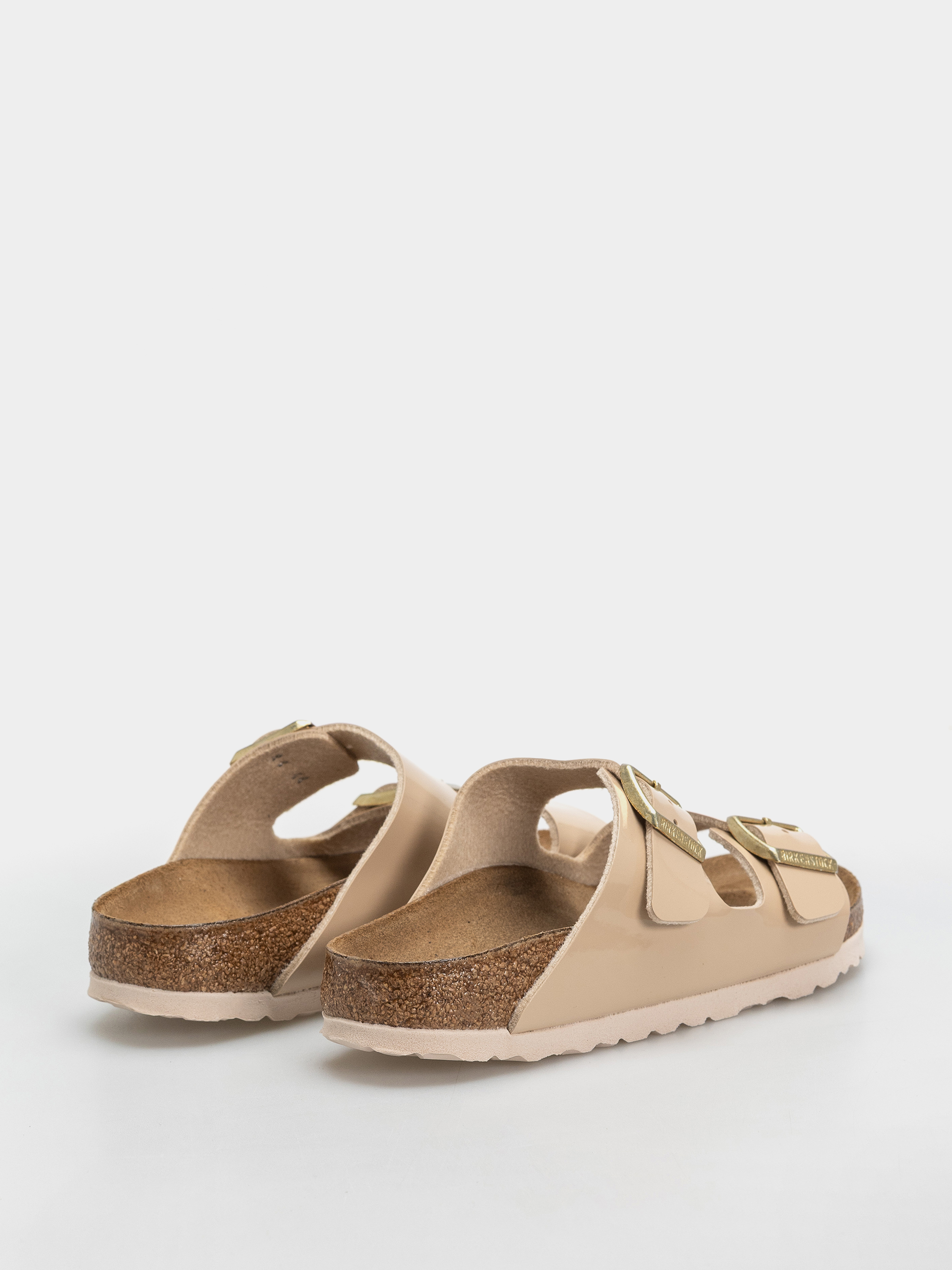 Plážovky Birkenstock Arizona Birko Flor Patent Narrow Wmn (sand)