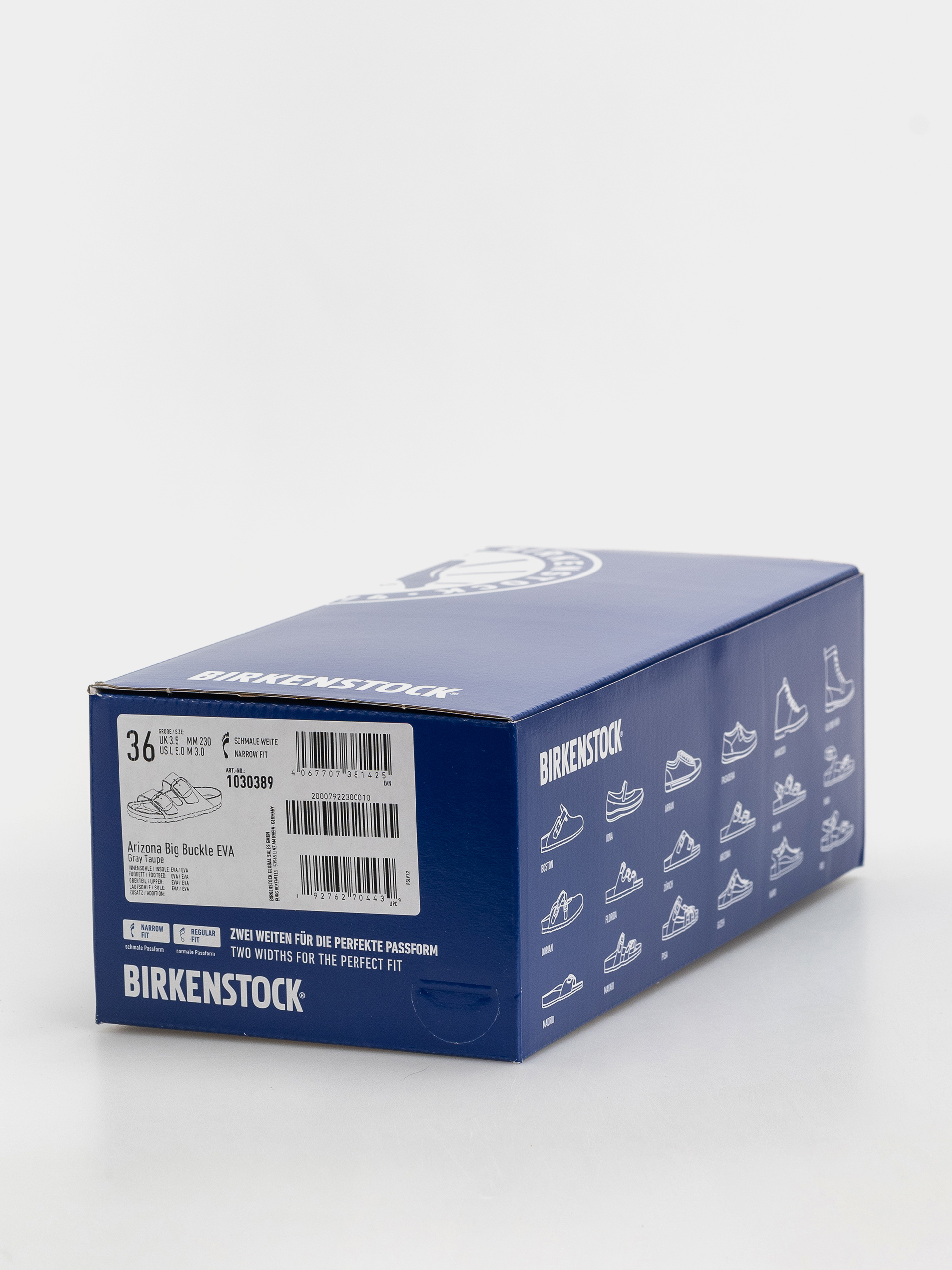 Plážovky Birkenstock Arizona Big Buckle EVA Narrow Wmn (gray taupe)