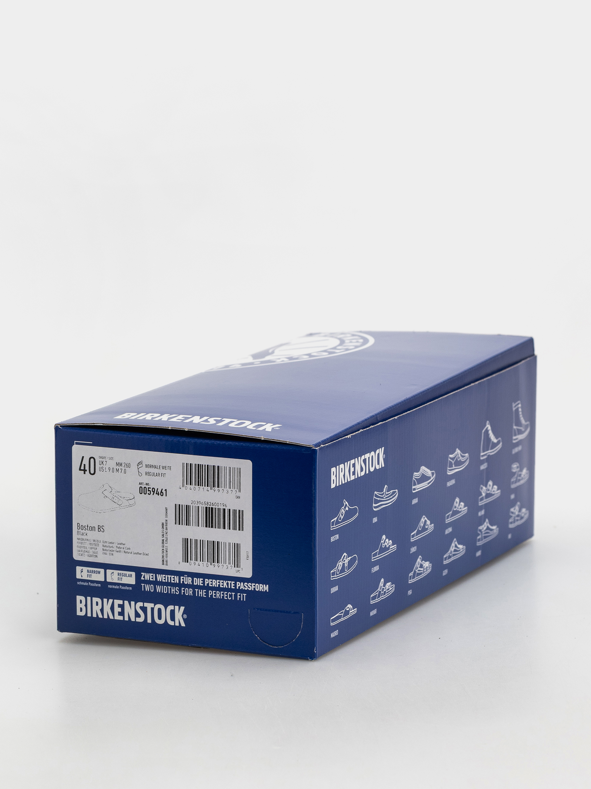 Plážovky Birkenstock Boston Oiled Leather Regular (black)