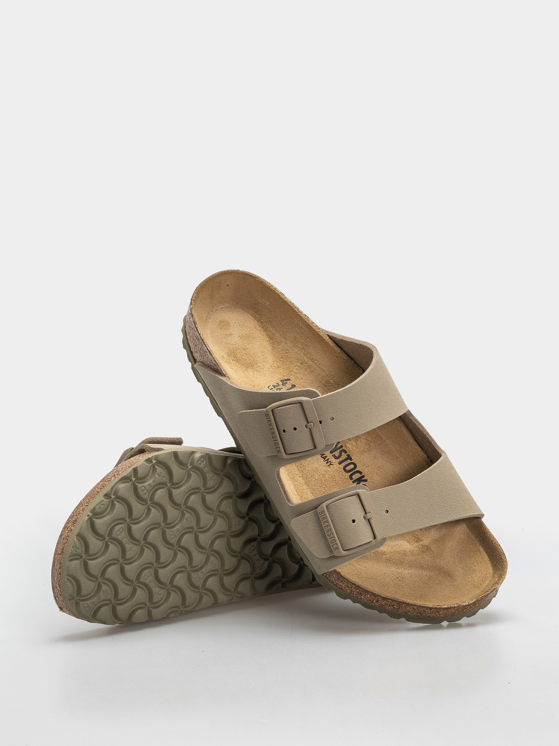 Plážovky Birkenstock Arizona Birko Flor Regular (faded khaki)