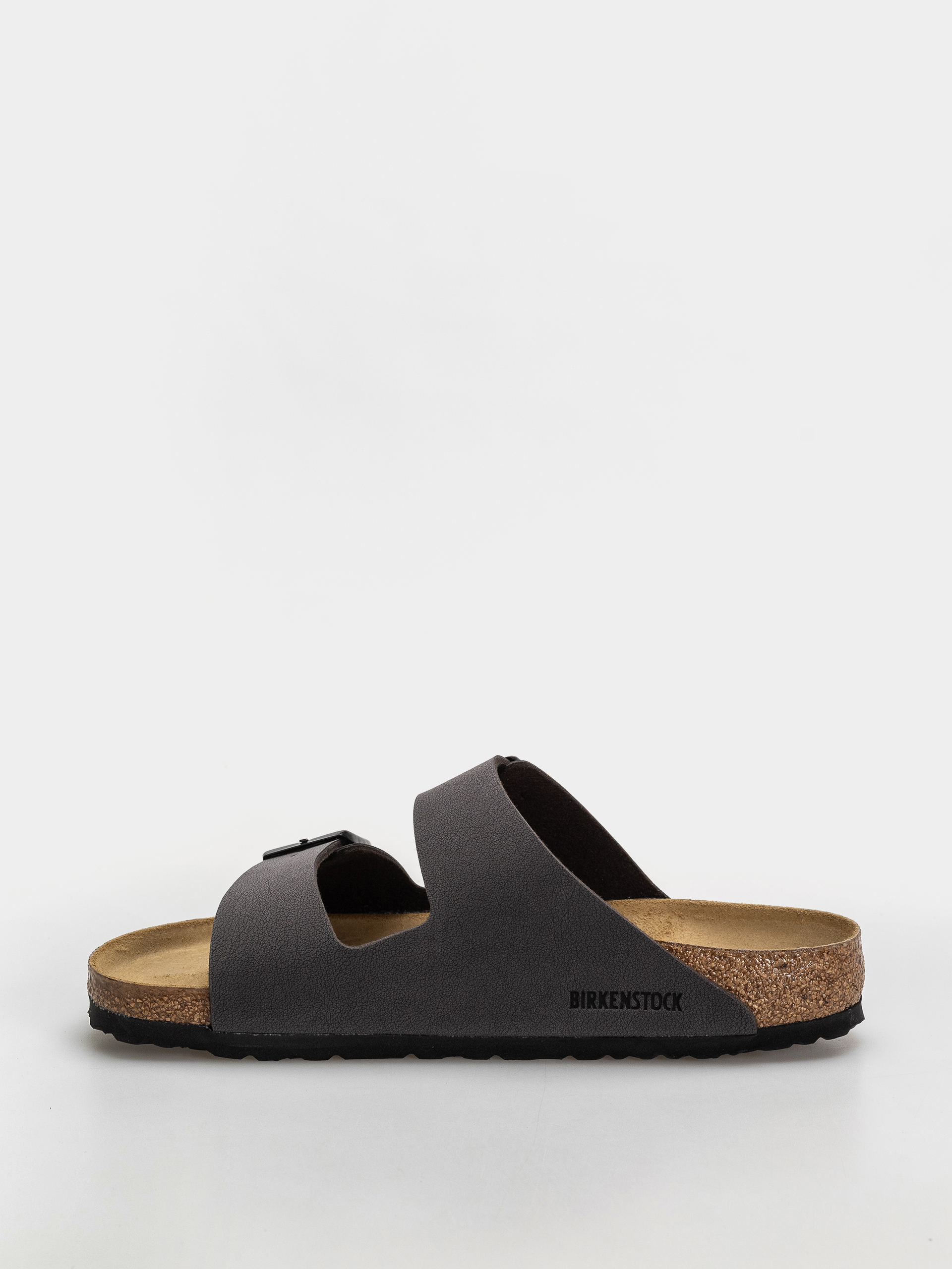 Plážovky Birkenstock Arizona Birkibuc Regular (velvet gray/black)