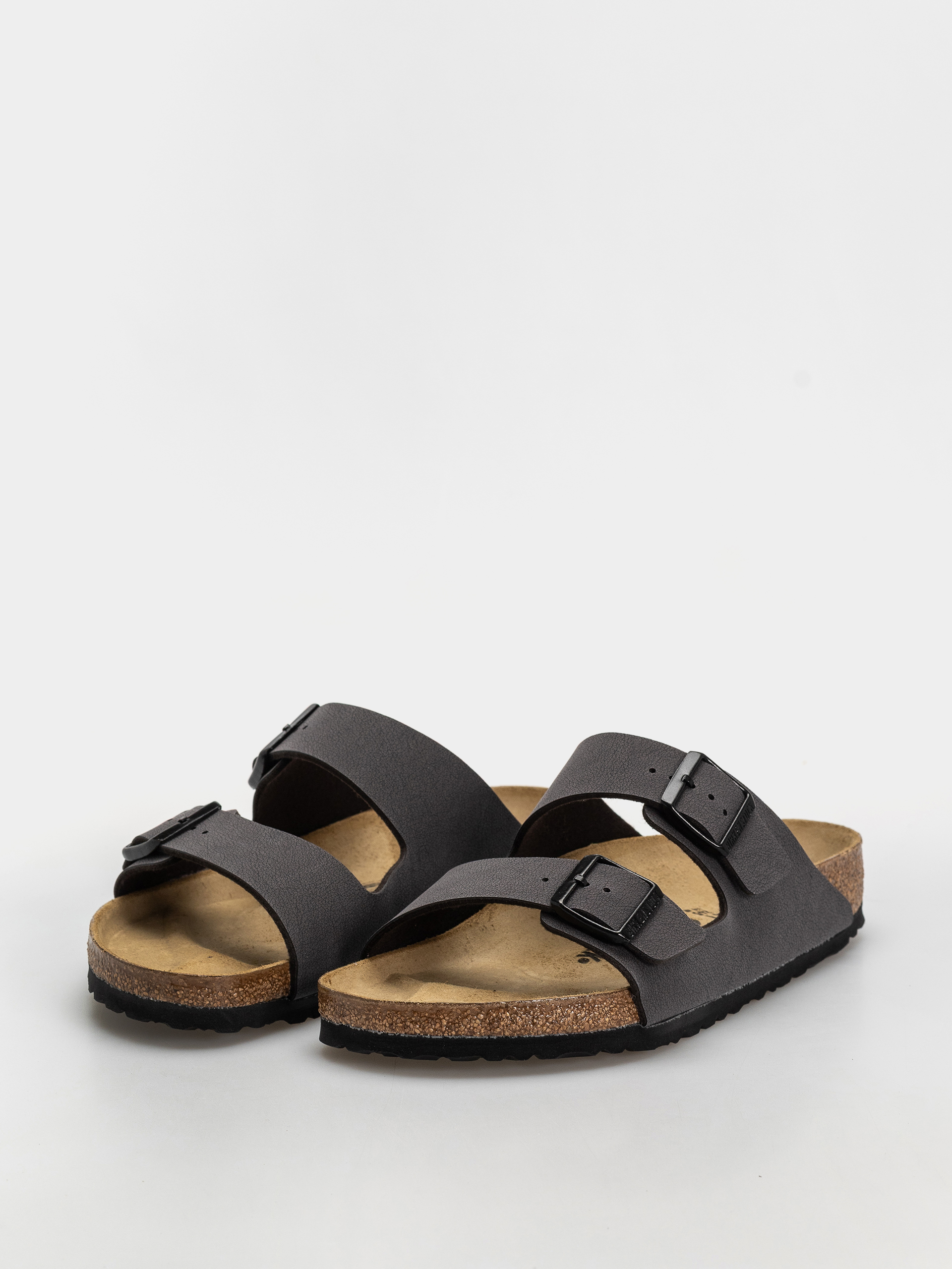 Plážovky Birkenstock Arizona Birkibuc Regular (velvet gray/black)