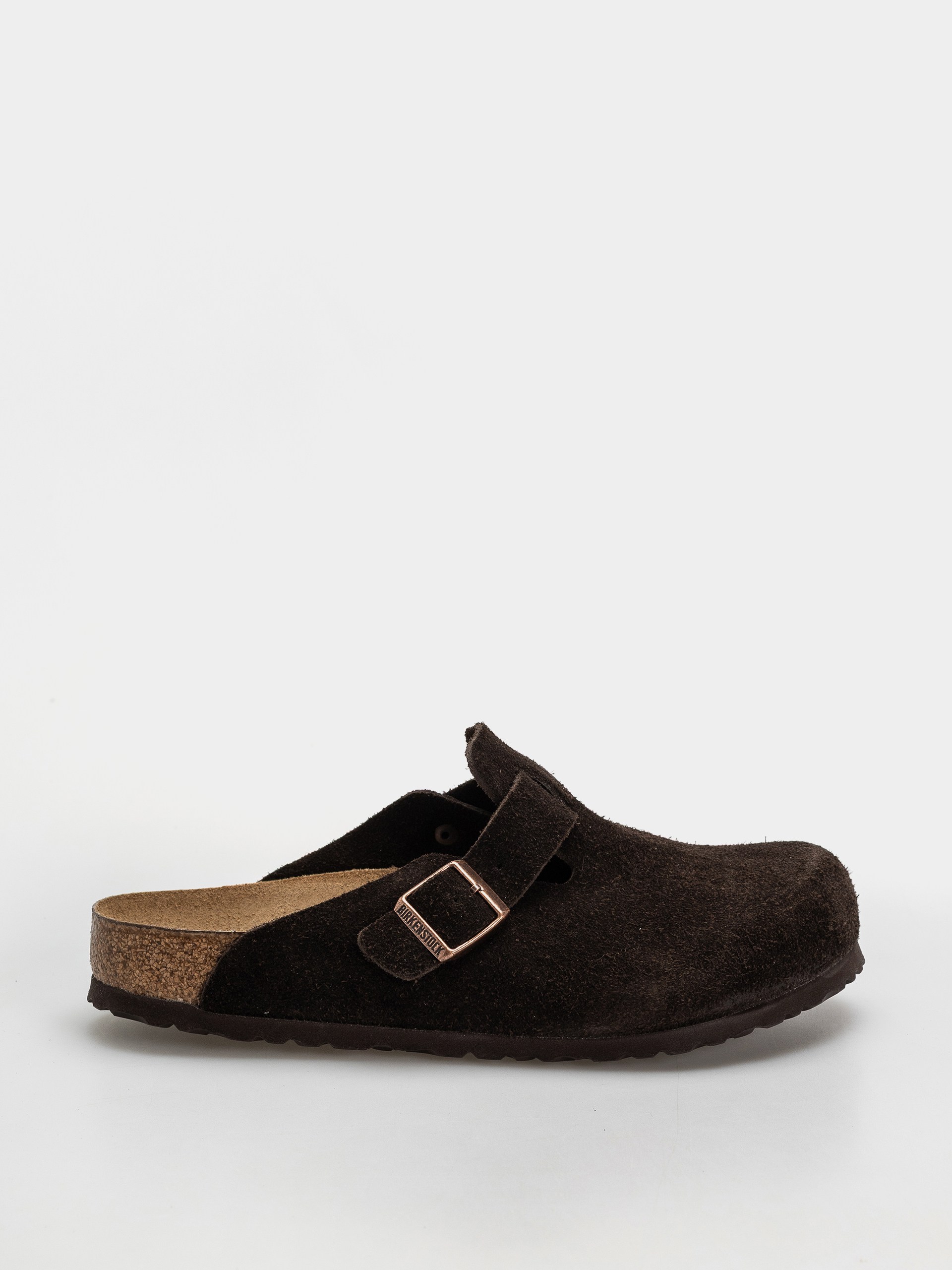 Plážovky Birkenstock Boston Suede Regular