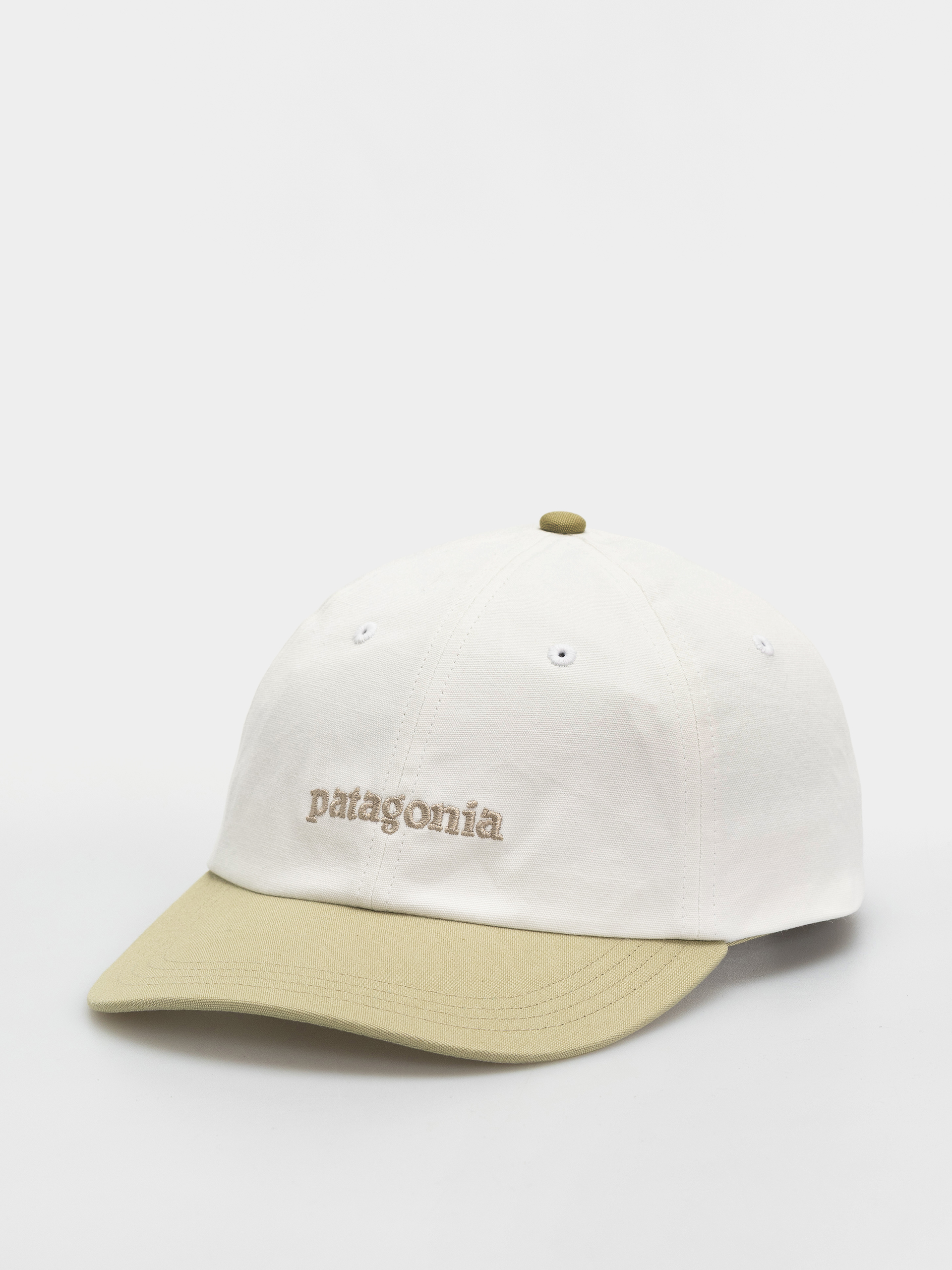 Kšiltovka  Patagonia Fitz Roy Icon Trad (text logo/birch white w/gumtree green)