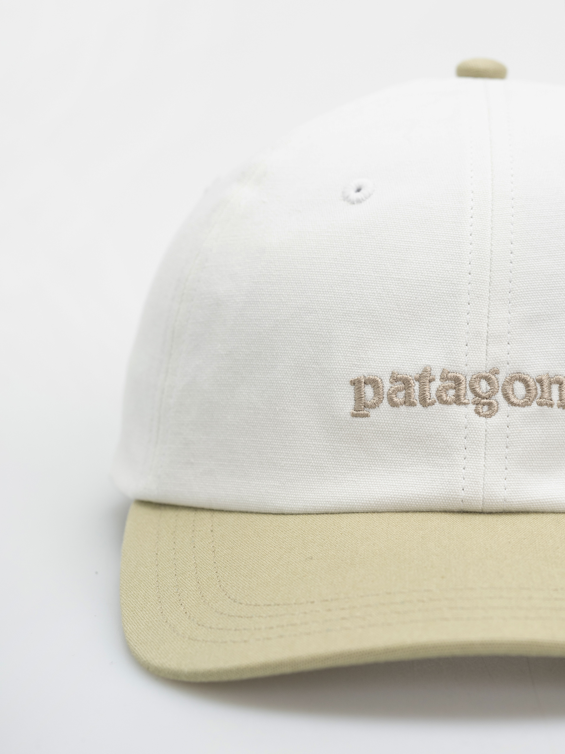 Kšiltovka  Patagonia Fitz Roy Icon Trad (text logo/birch white w/gumtree green)