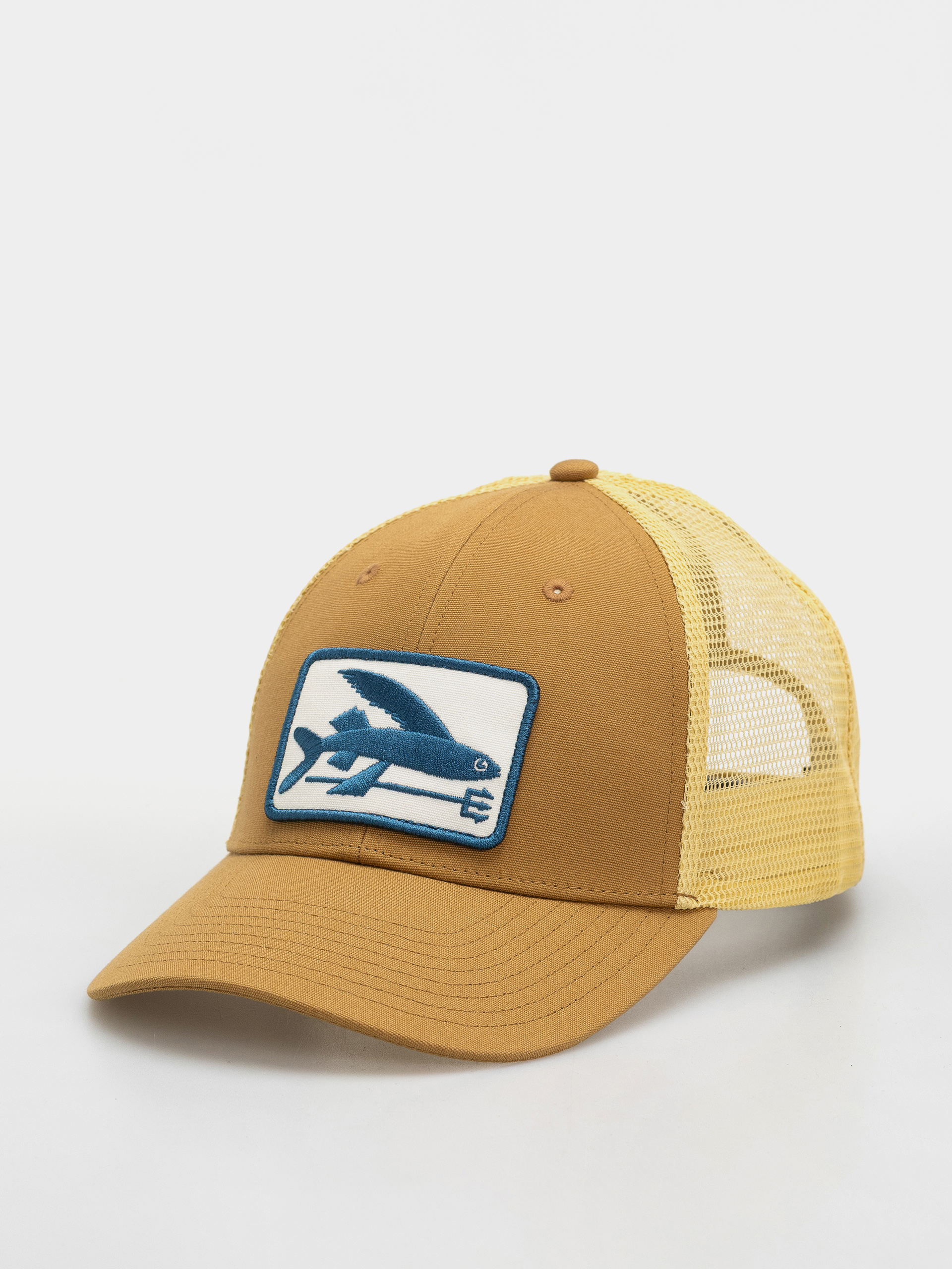 Kšiltovka  Patagonia Flying Fish LoPro Trucker (flying fish fork/bobcat brown)
