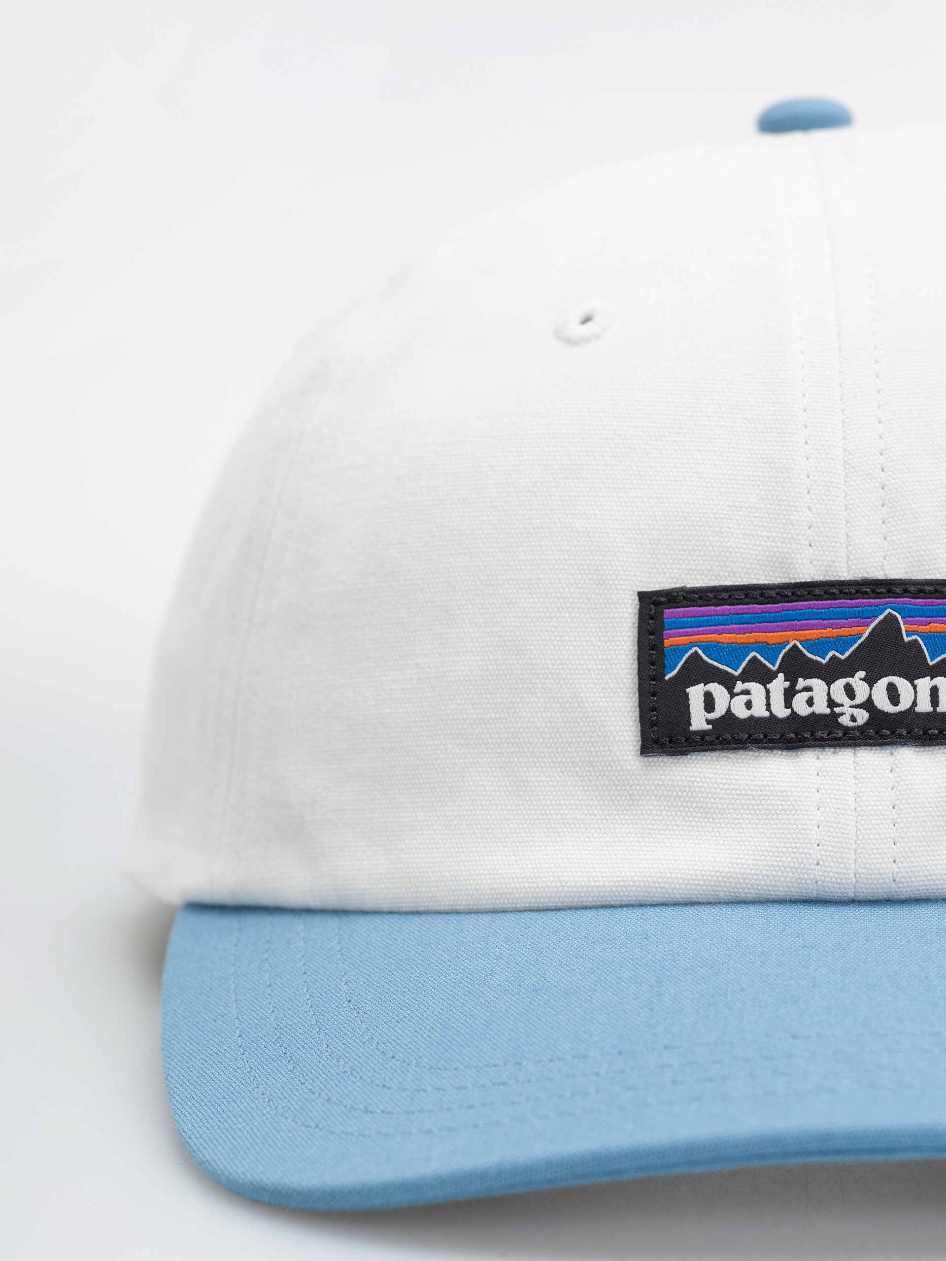 Kšiltovka  Patagonia P 6 Label Trad (birch white w/shore blue)
