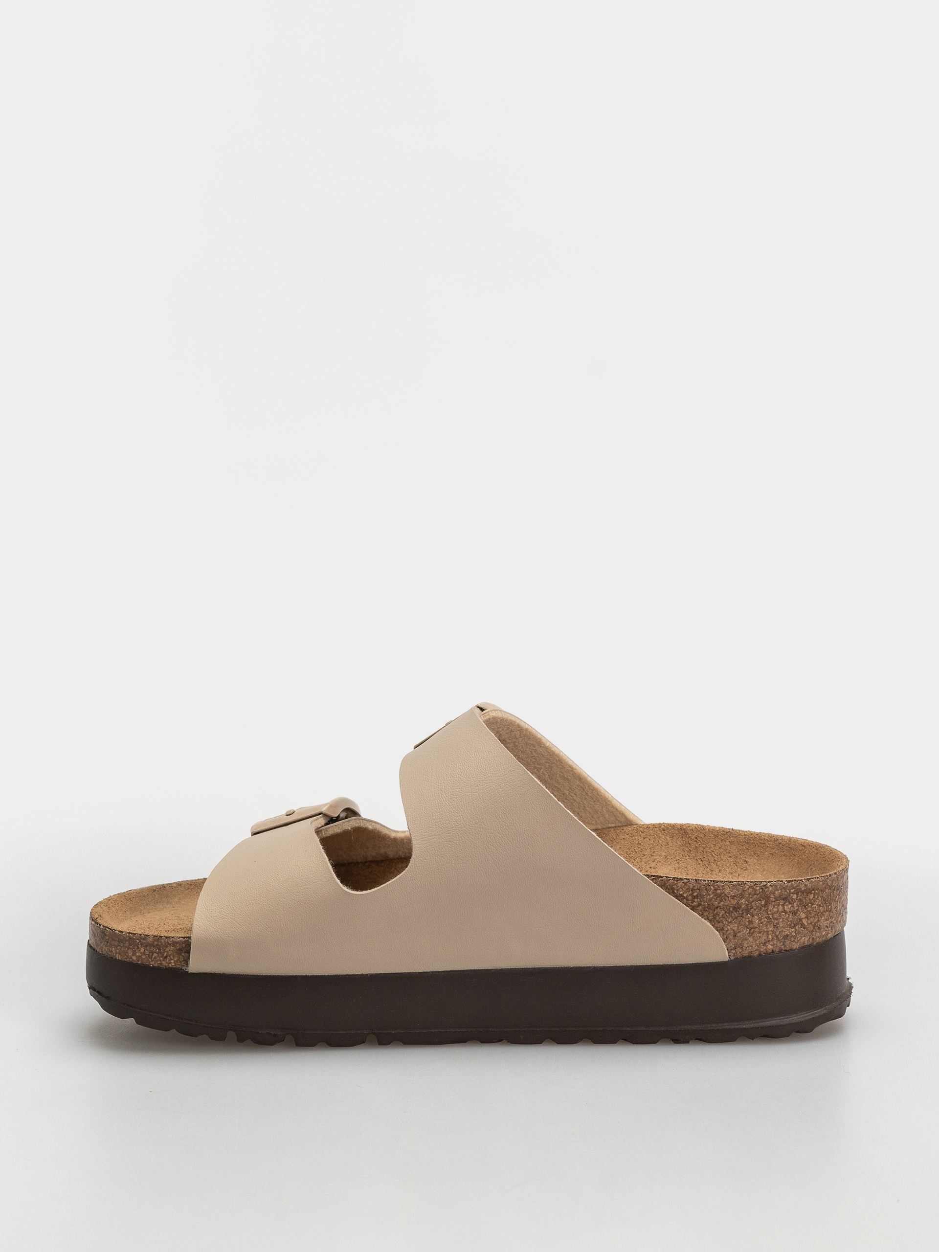 Plážovky Birkenstock Arizona Flex Platform Birko Flor Narrow Wmn (sandcastle)
