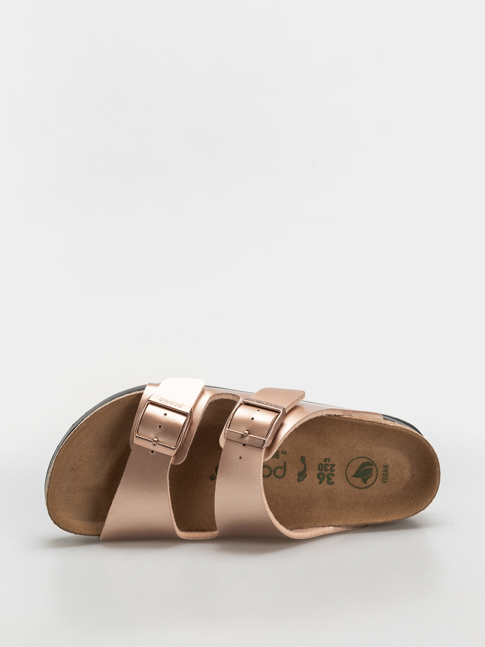 Plážovky Birkenstock Arizona Flex Platform Birko Flor Narrow Wmn (electric metallic copper)