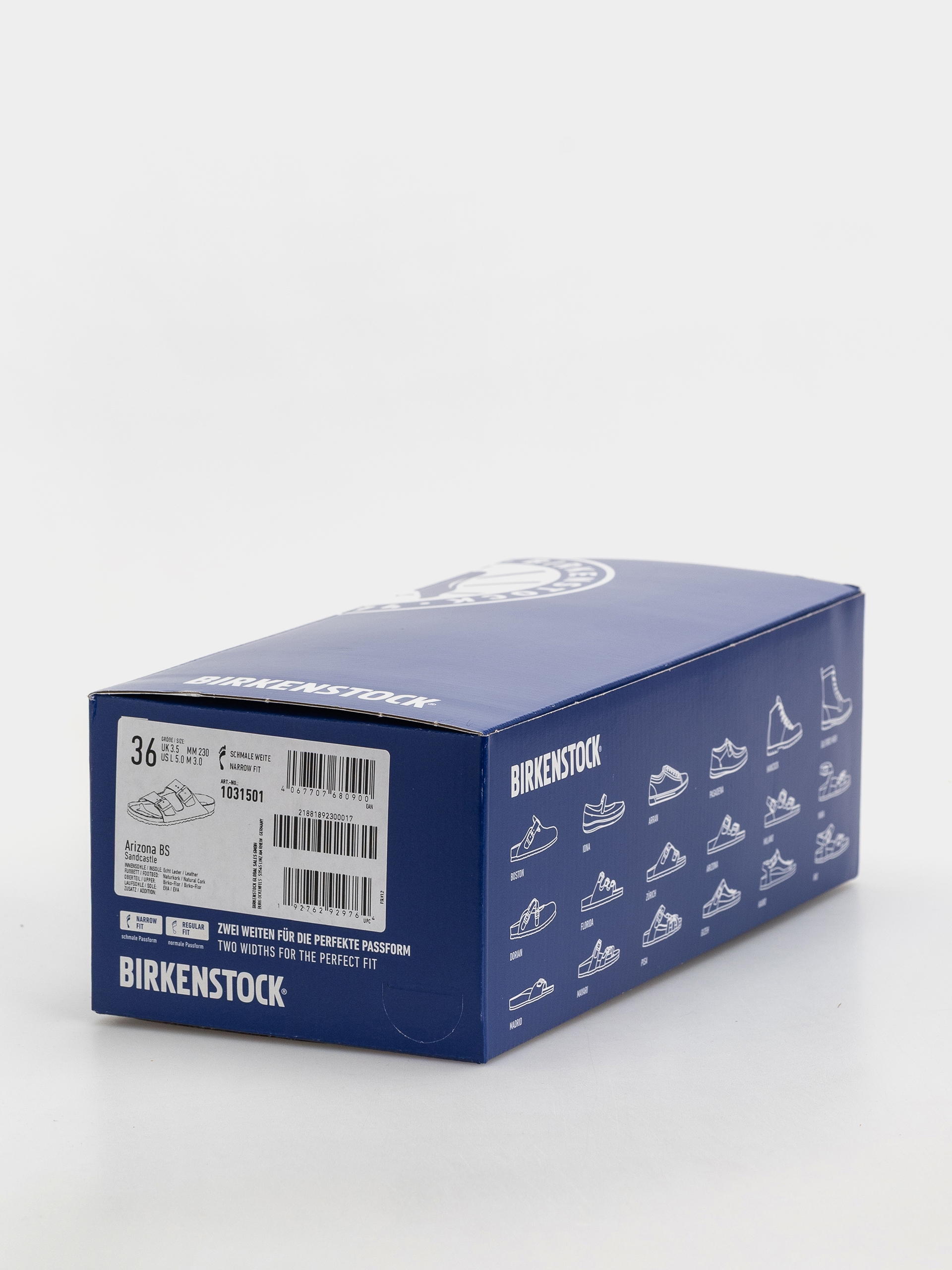 Plážovky Birkenstock Arizona Birko Flor Narrow (sandcastle)