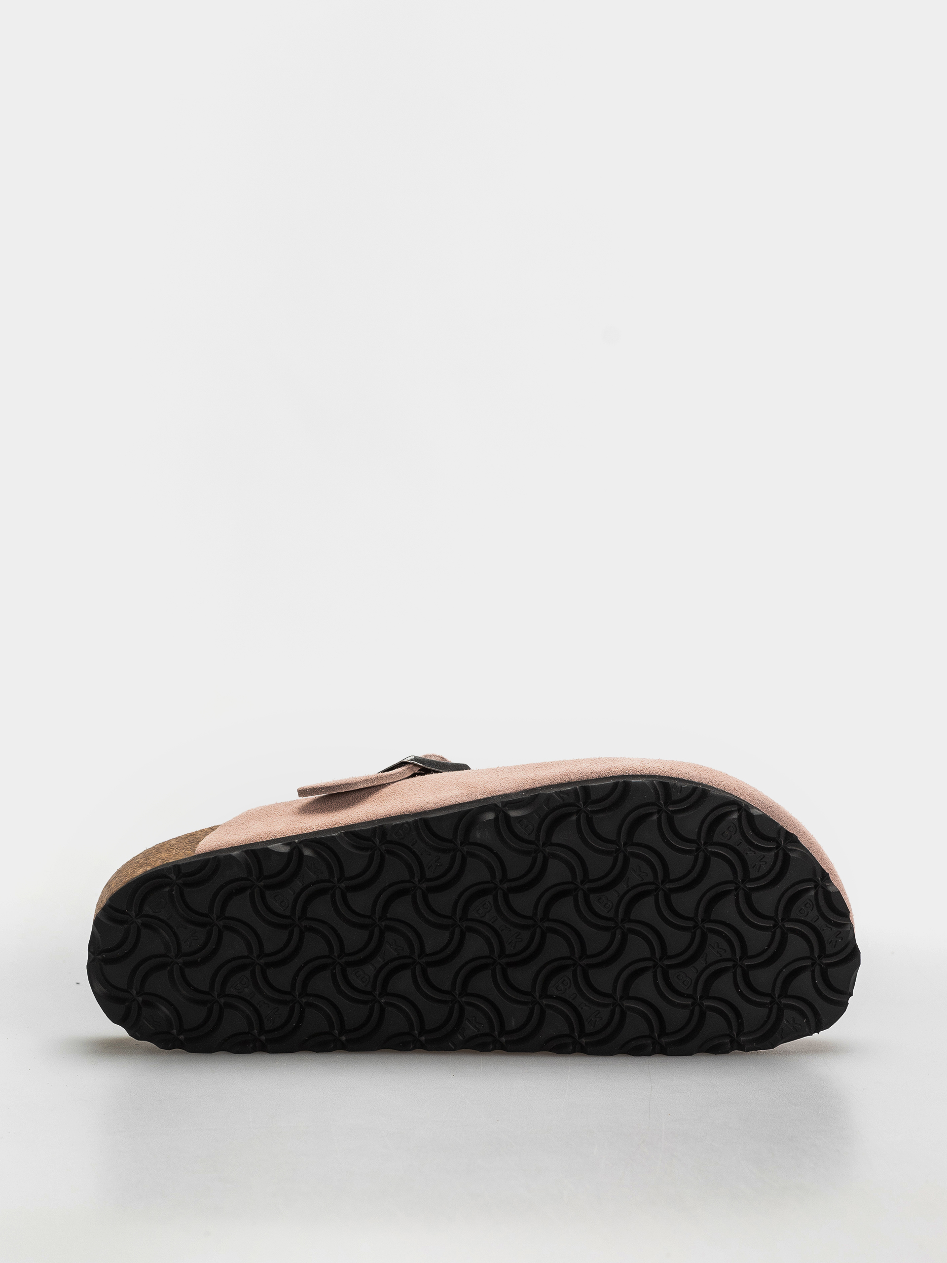 Plážovky Birkenstock Boston Suede Leather Narrow (pink clay)